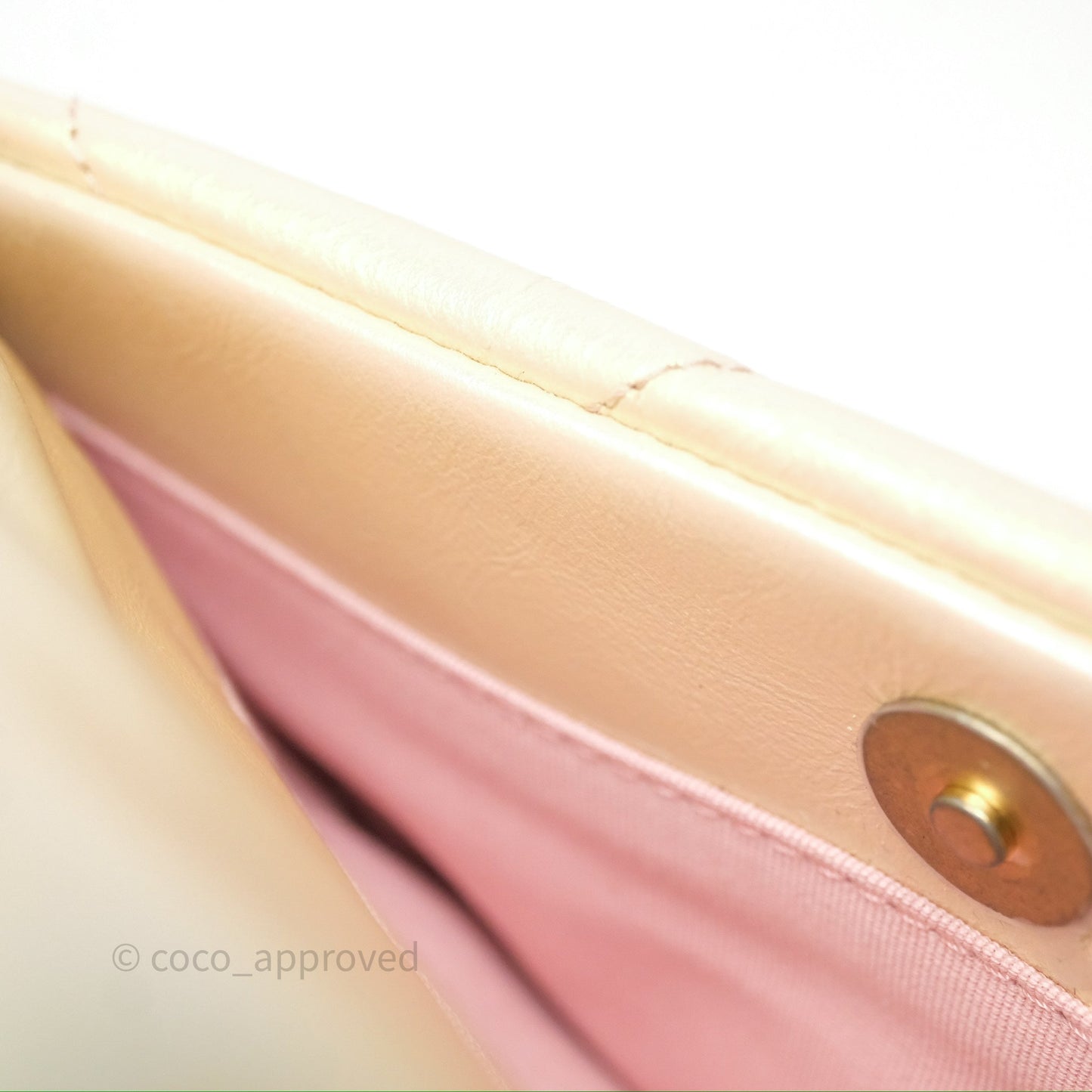 Chanel 19 Small Iridescent Pink Mixed Hardware