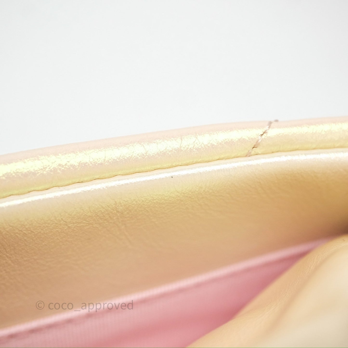 Chanel 19 Small Iridescent Pink Mixed Hardware