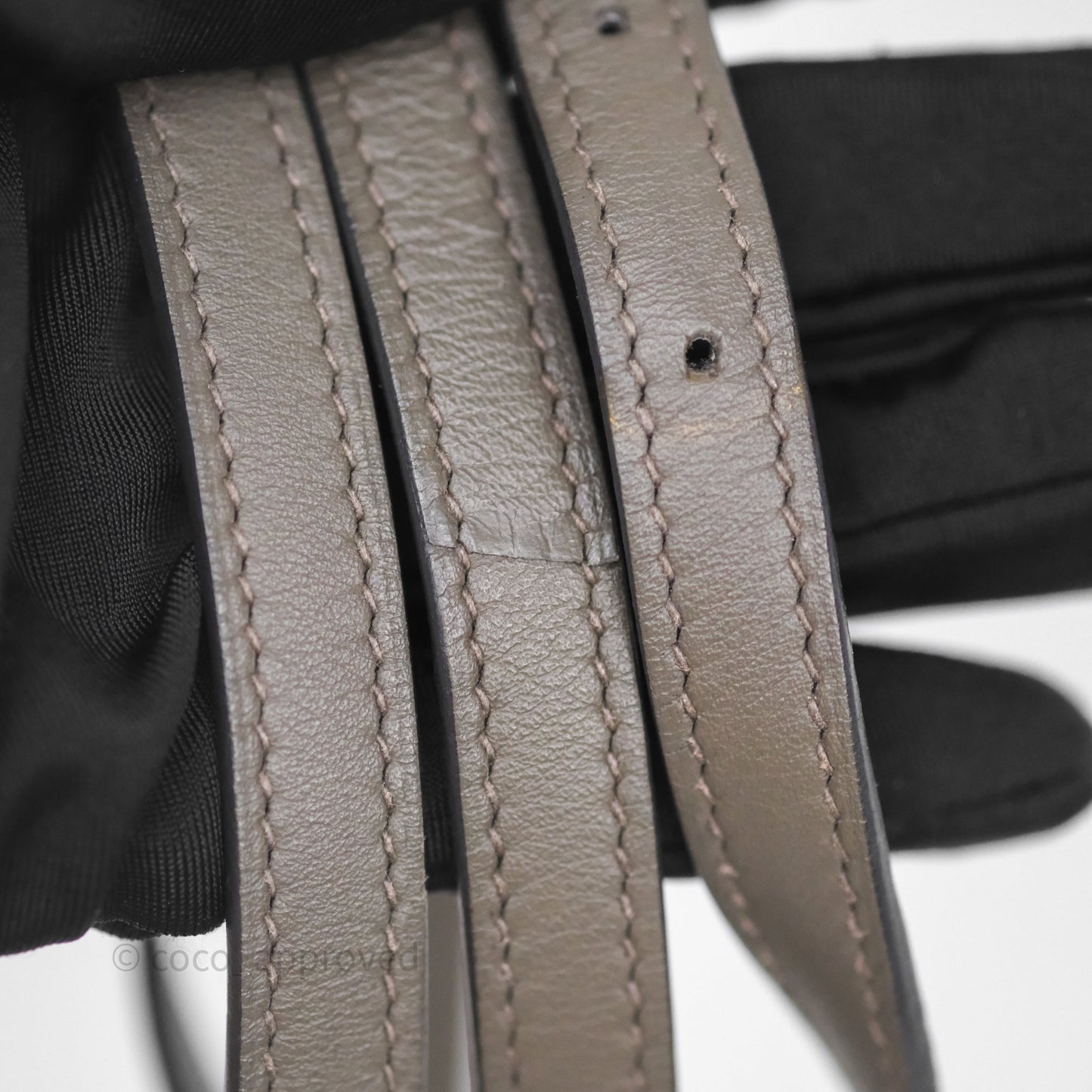 Hermès 24/24 21 Mini Gris Etain 8F Evercolor/ Swift Gold Hardware