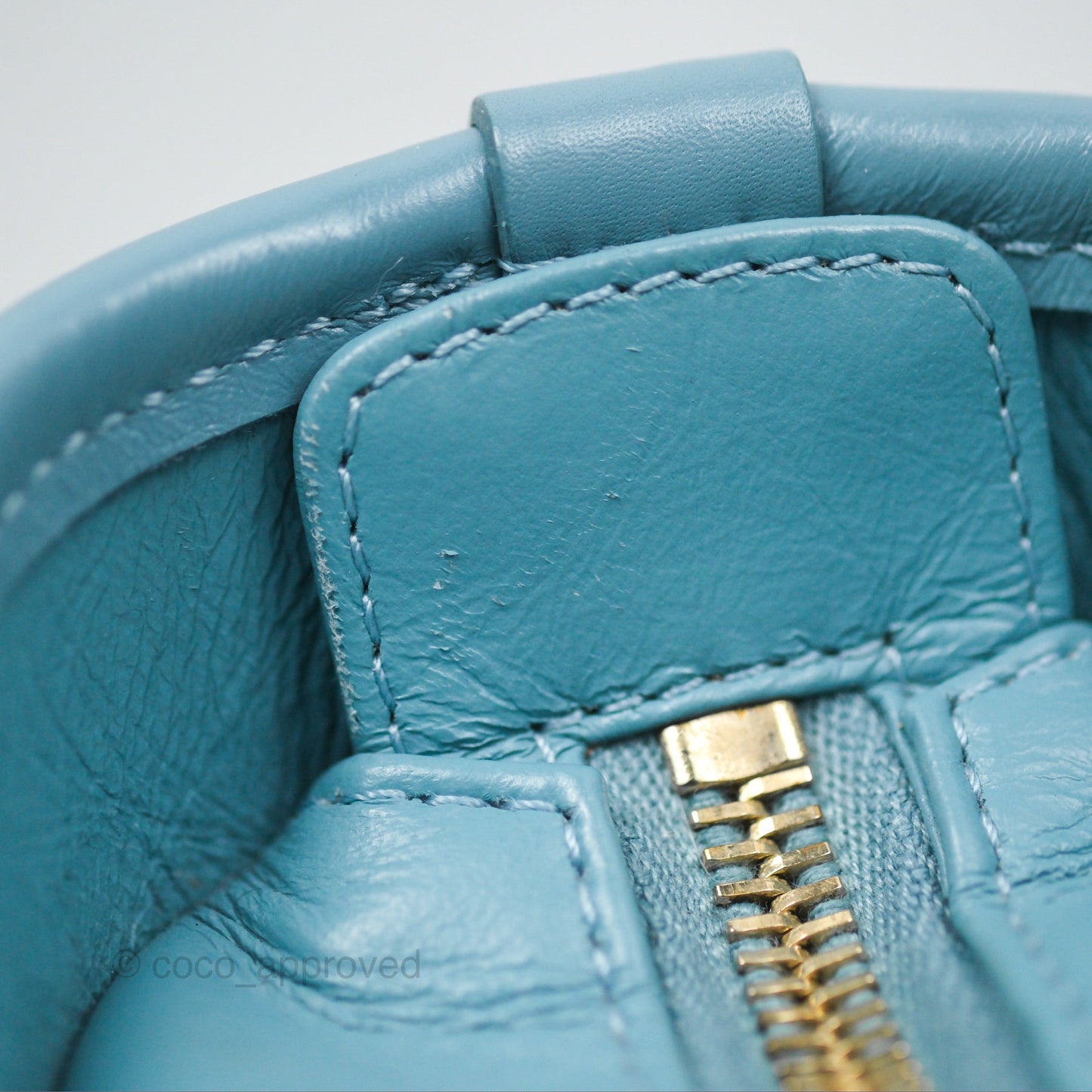 Chanel New Medium Gabrielle Blue Aged Calfskin