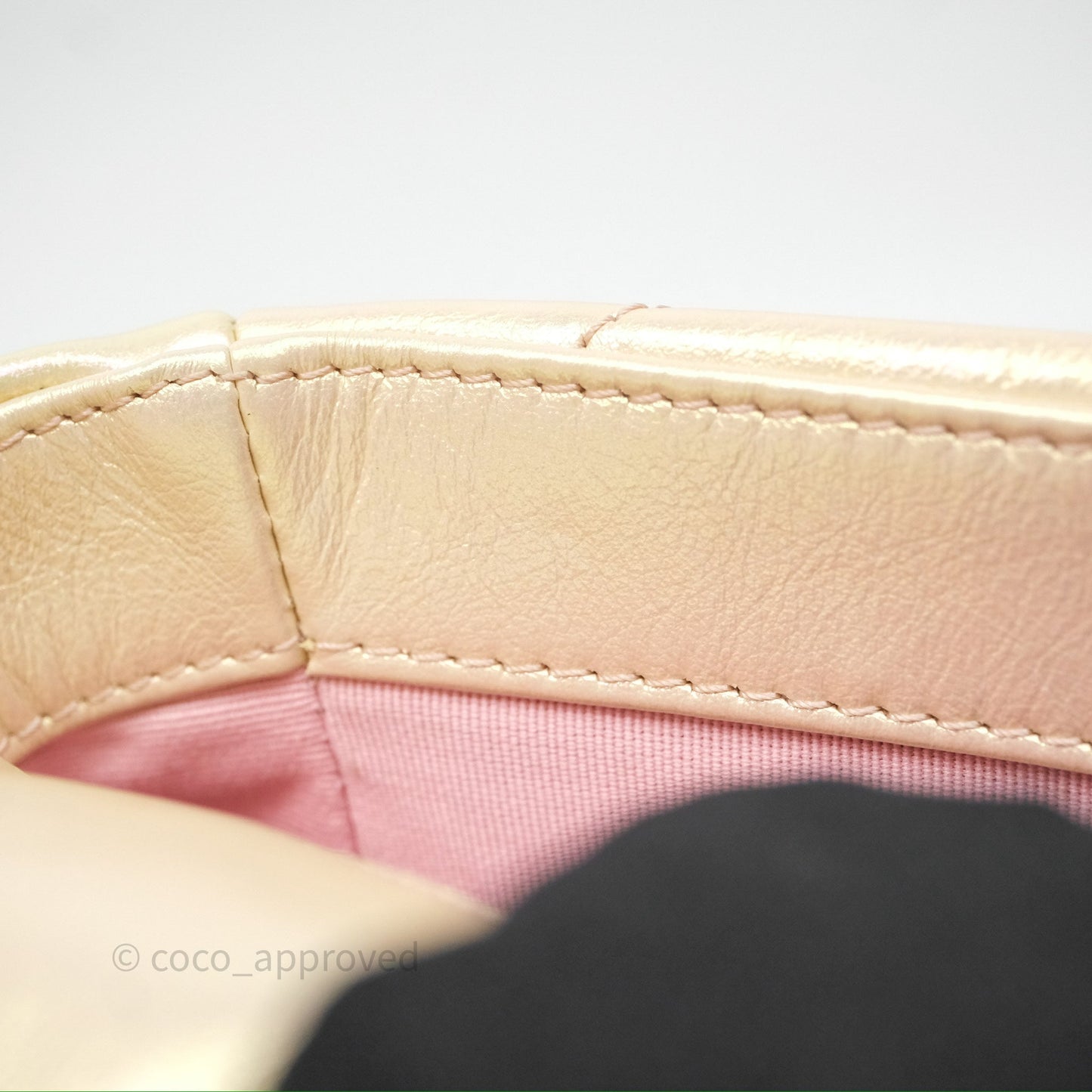 Chanel 19 Small Iridescent Pink Mixed Hardware