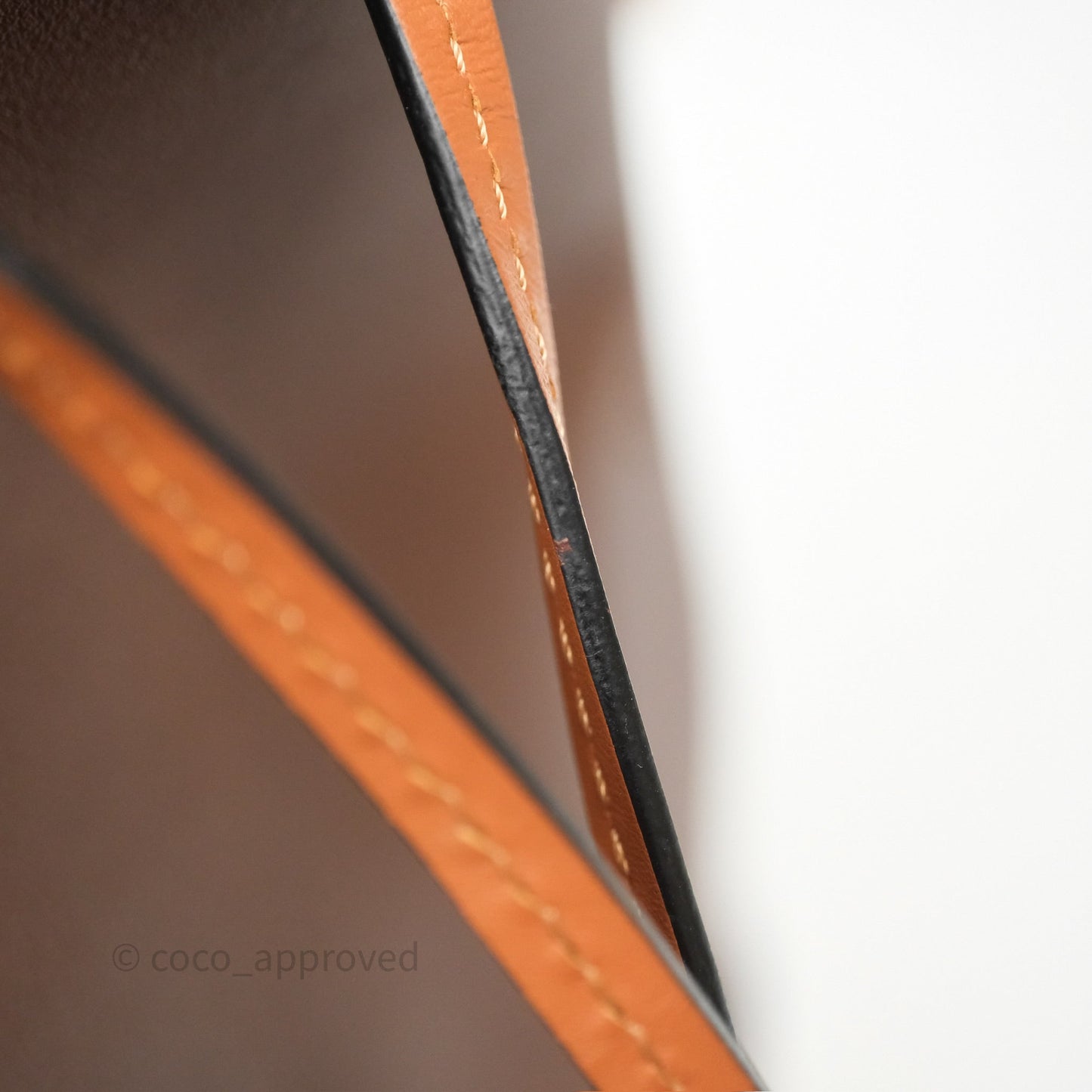 Loewe Small Balloon Bucket Bag Brown Tan Calfskin
