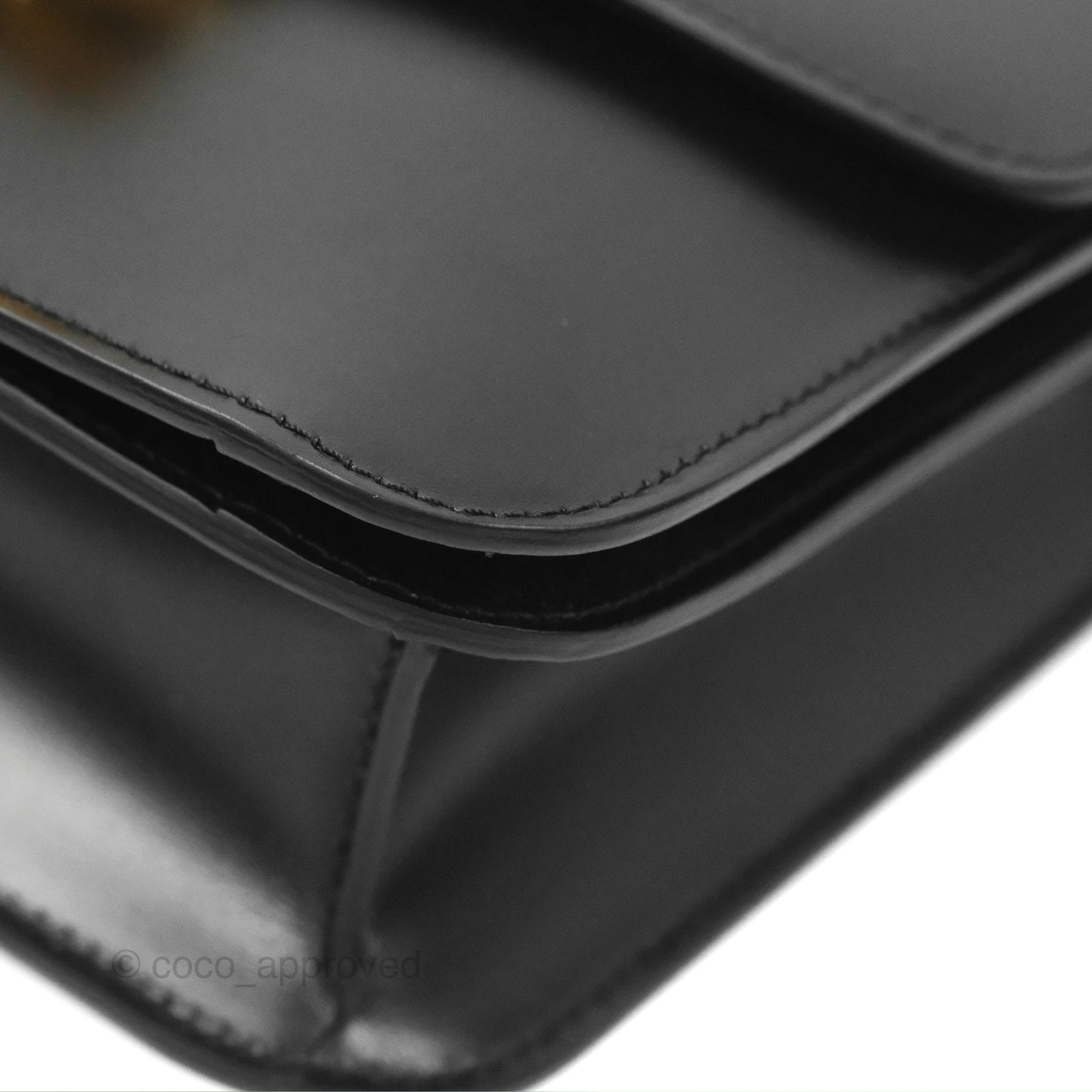 Celine Teen Classic Box Flap Black Smooth Calfskin