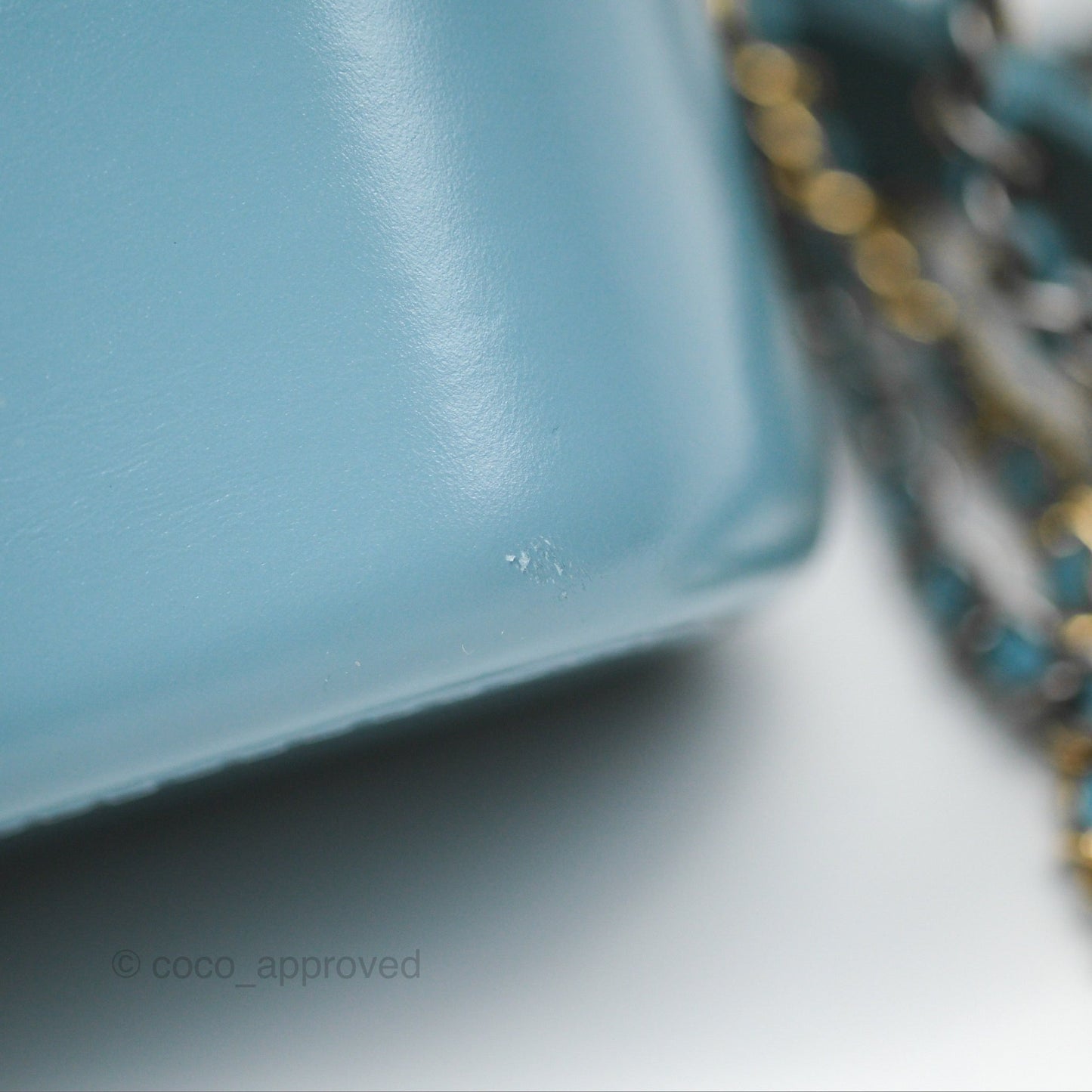 Chanel New Medium Gabrielle Blue Aged Calfskin