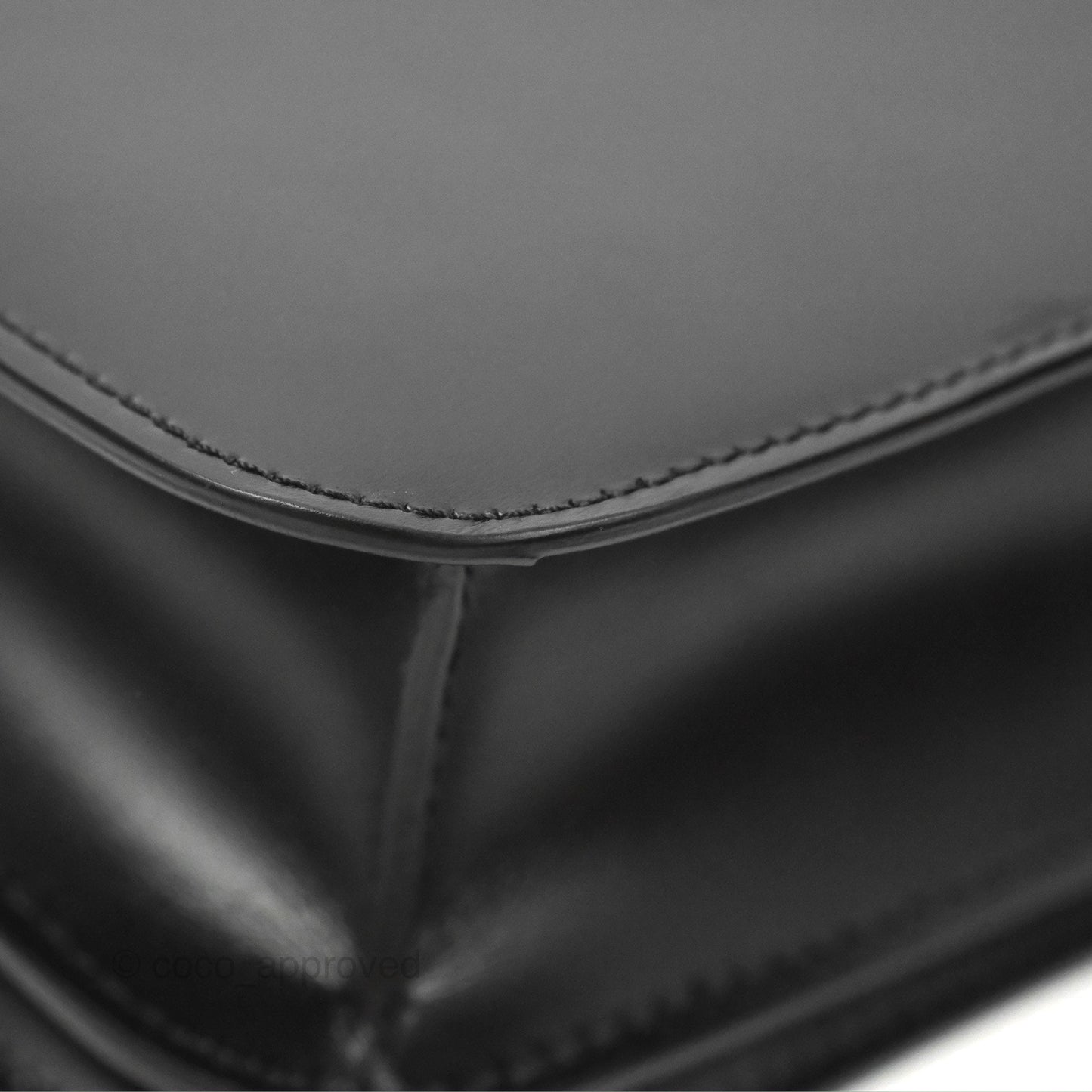 Celine Teen Classic Box Flap Black Smooth Calfskin