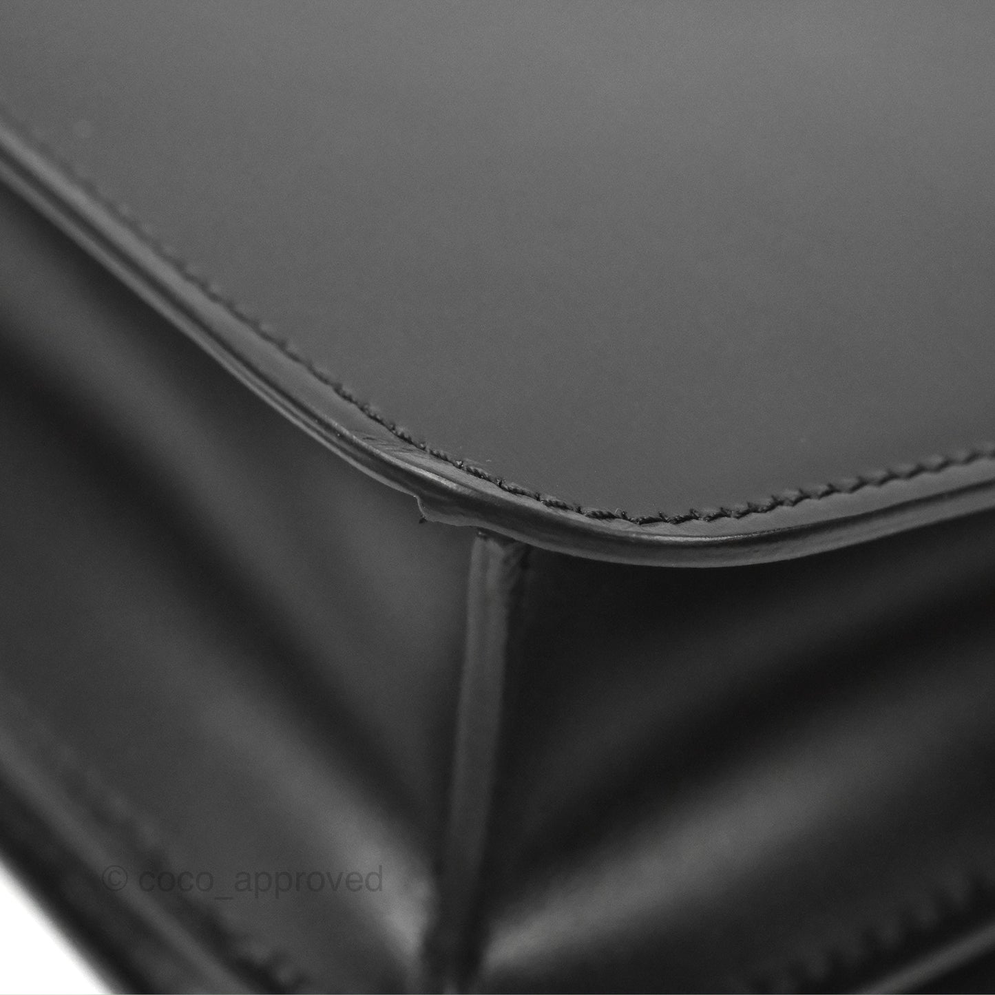 Celine Teen Classic Box Flap Black Smooth Calfskin
