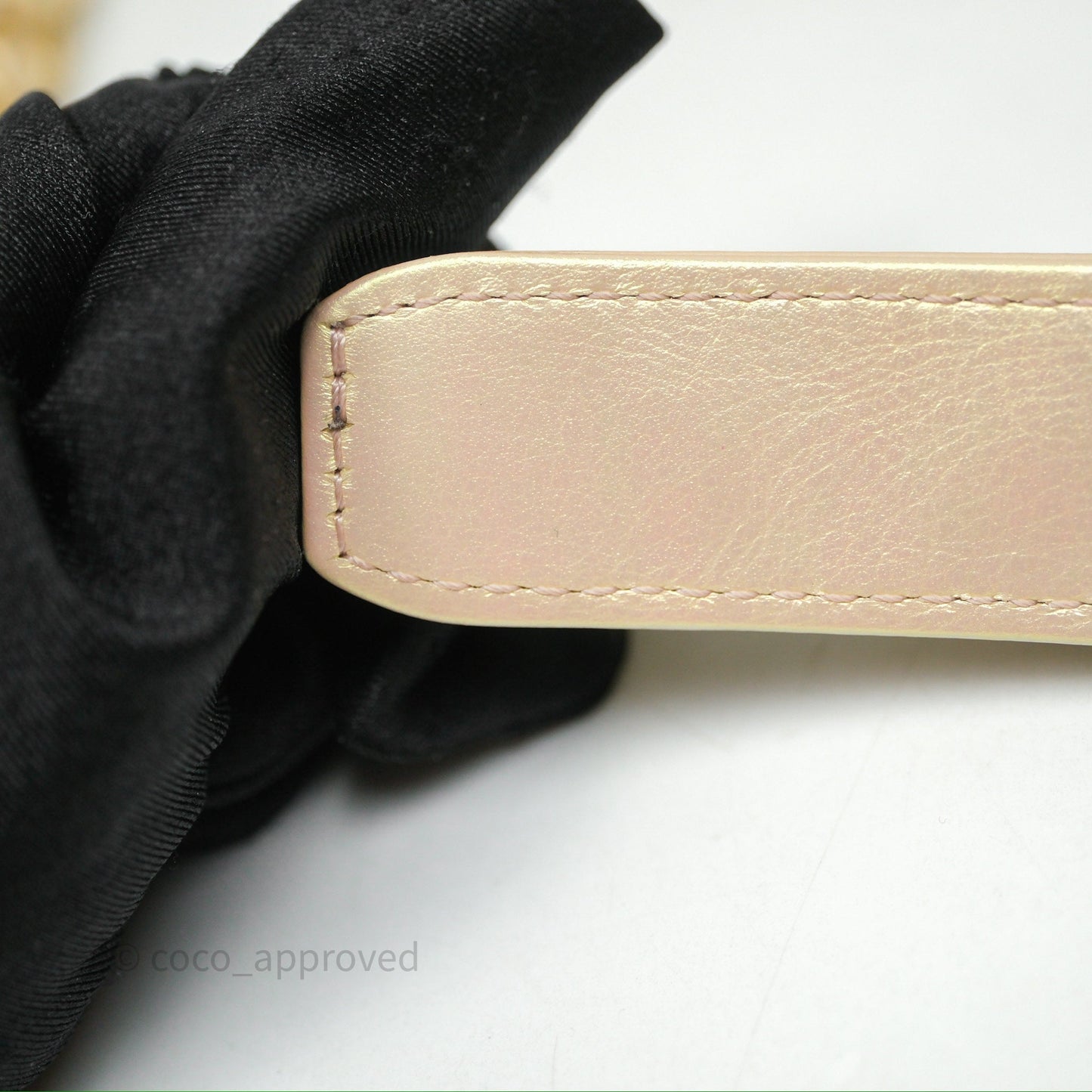 Chanel 19 Small Iridescent Pink Mixed Hardware