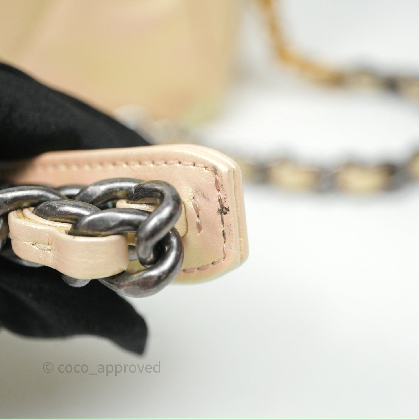 Chanel 19 Small Iridescent Pink Mixed Hardware