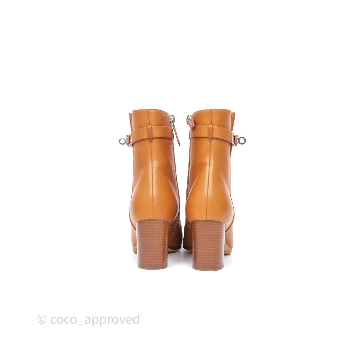 Hermès Saint Germain Ankle Boot Naturel Size 36