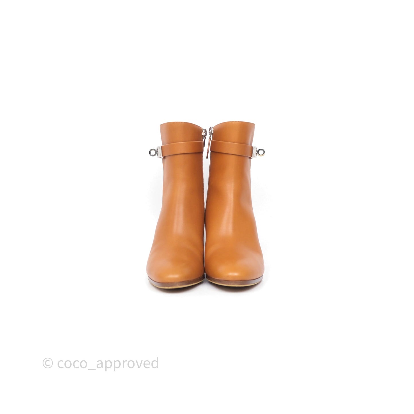 Hermès Saint Germain Ankle Boot Naturel Size 36