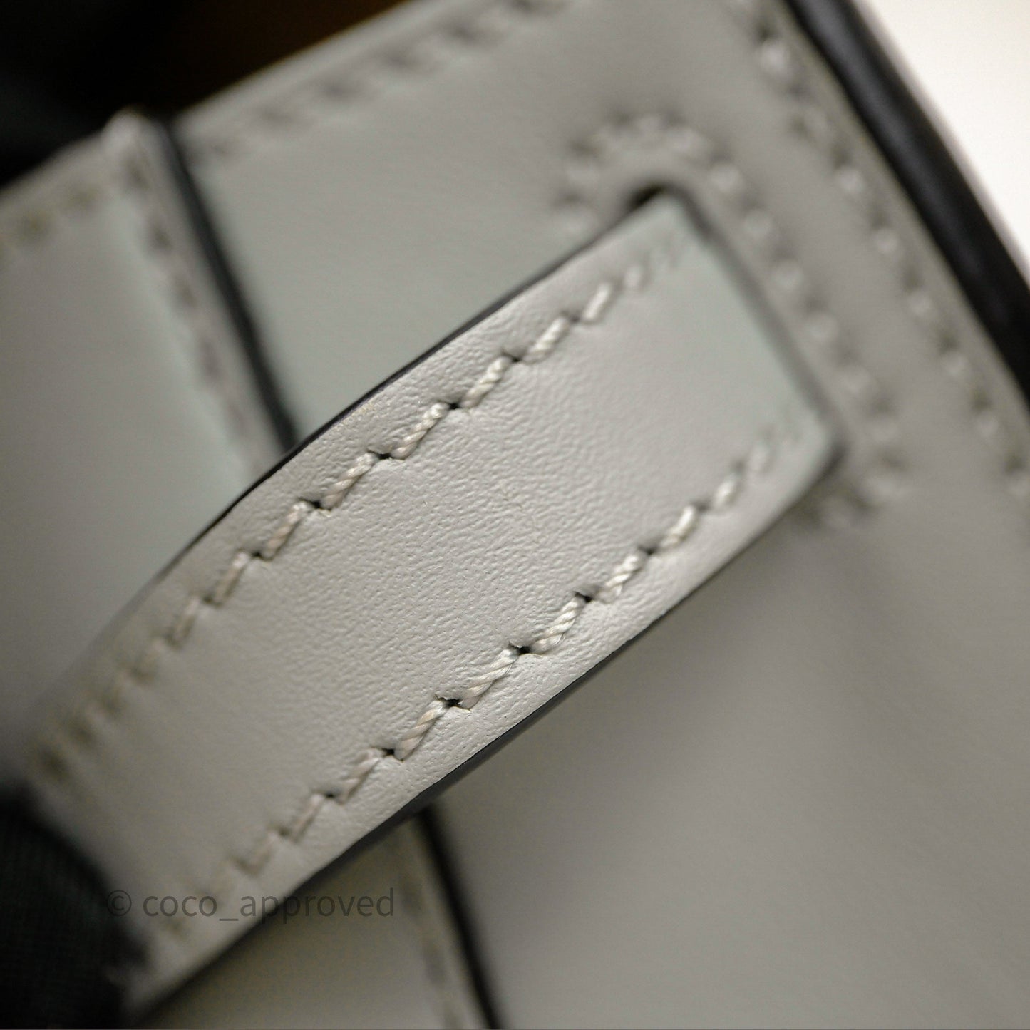 Loewe Mini Gate Dual Bag Ash Grey Soft Calfskin Jacquard Strap