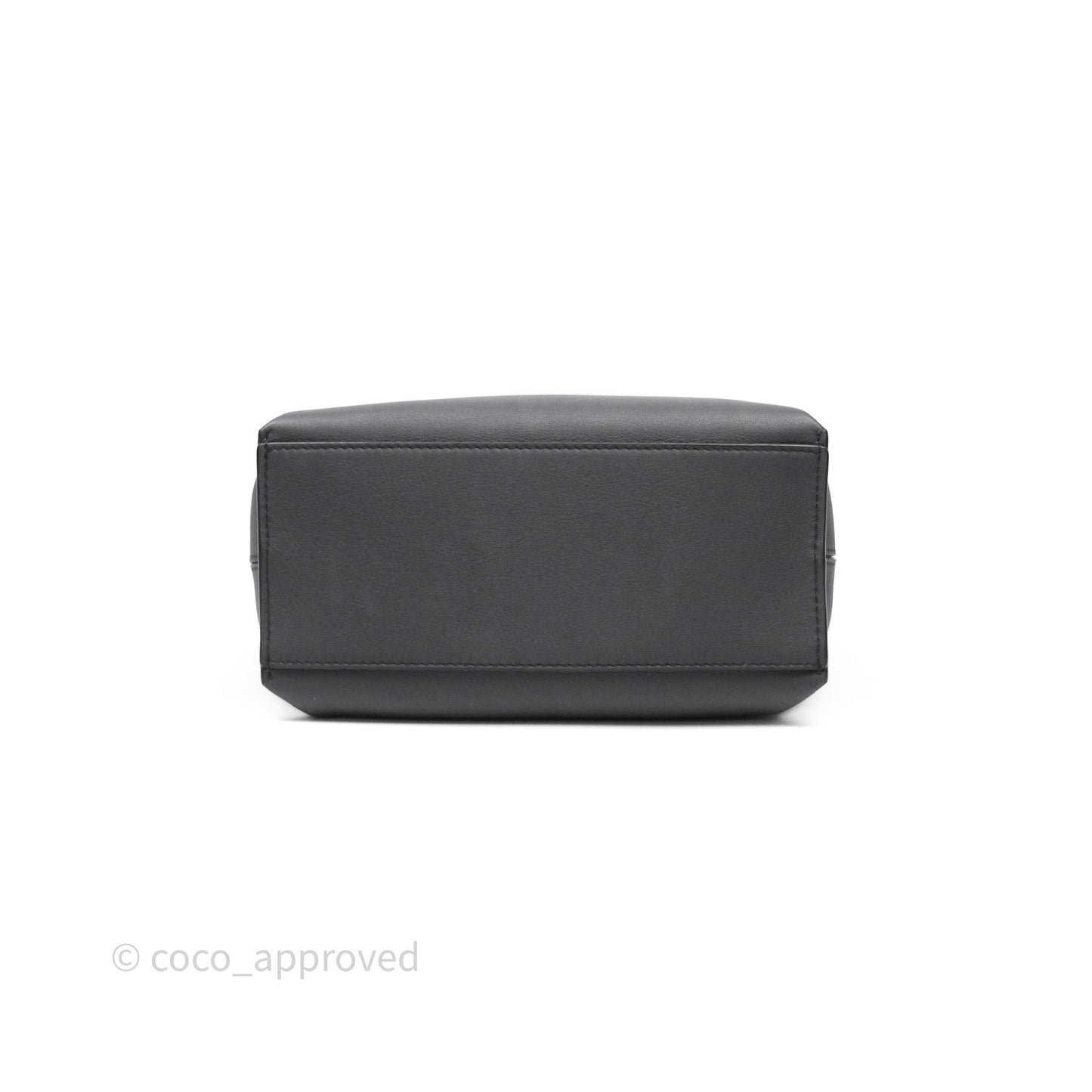 Loewe Small Cubi Bag In Supple Smooth Calfskin and Jacquard Dark Grey