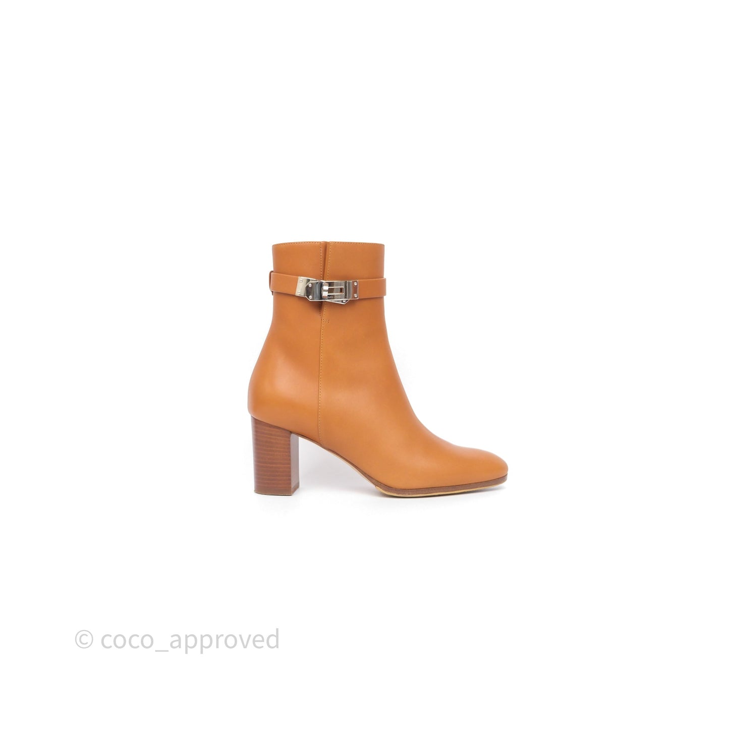 Hermès Saint Germain Ankle Boot Naturel Size 36