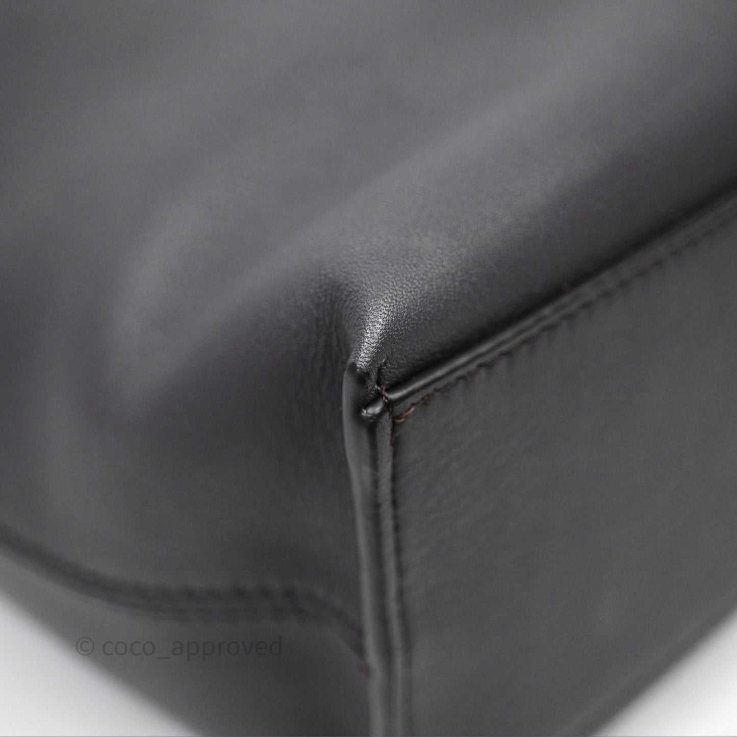 Loewe Small Cubi Bag In Supple Smooth Calfskin and Jacquard Dark Grey