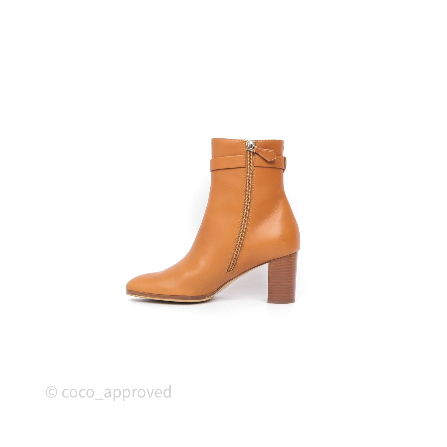 Hermès Saint Germain Ankle Boot Naturel Size 36