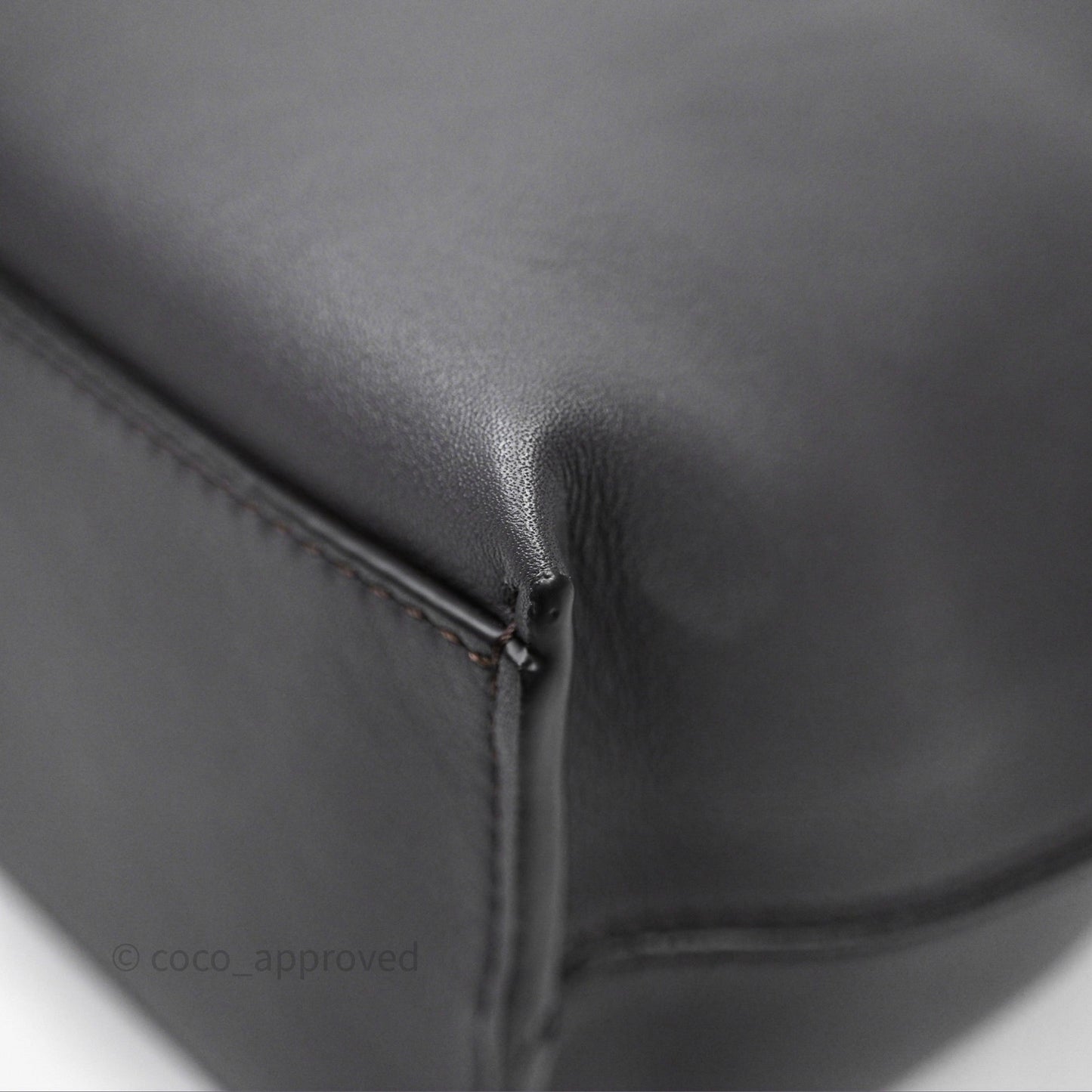 Loewe Small Cubi Bag In Supple Smooth Calfskin and Jacquard Dark Grey