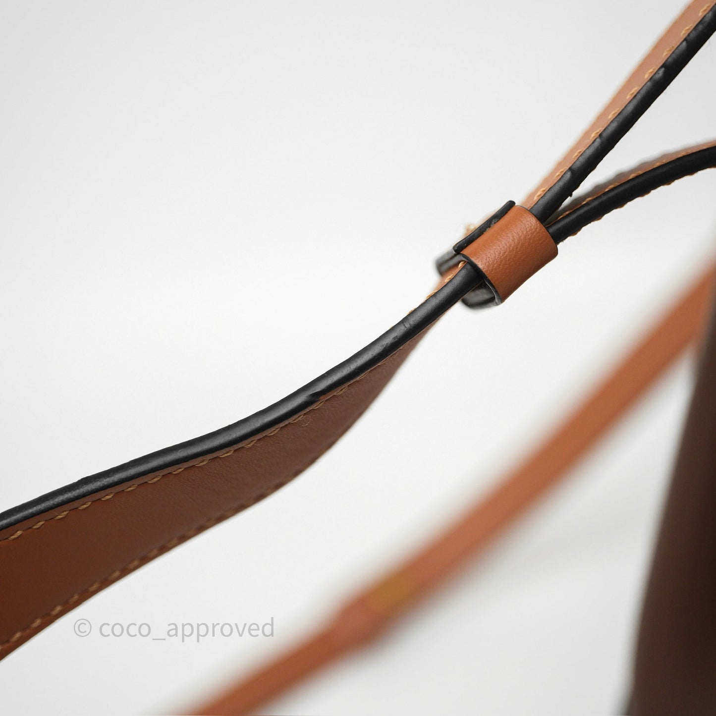Loewe Small Balloon Bucket Bag Brown Tan Calfskin