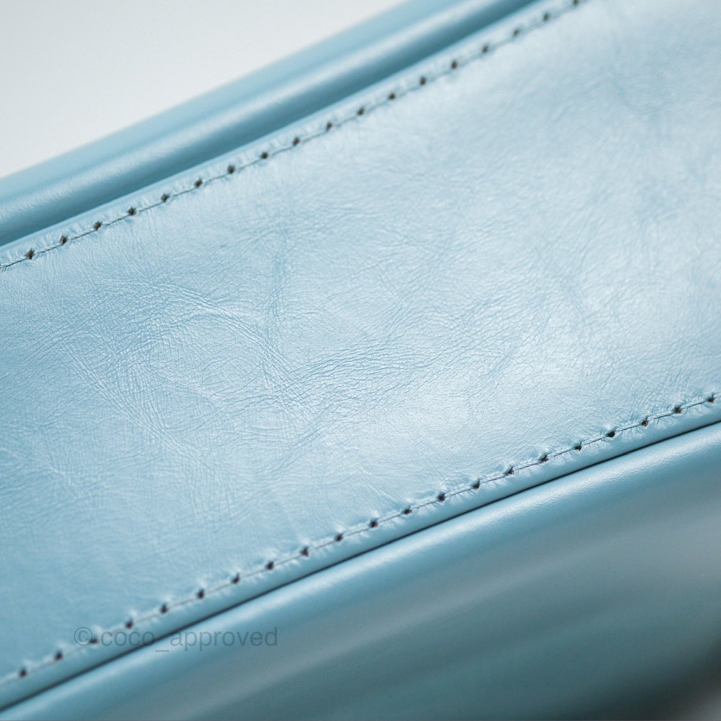 Chanel New Medium Gabrielle Blue Aged Calfskin