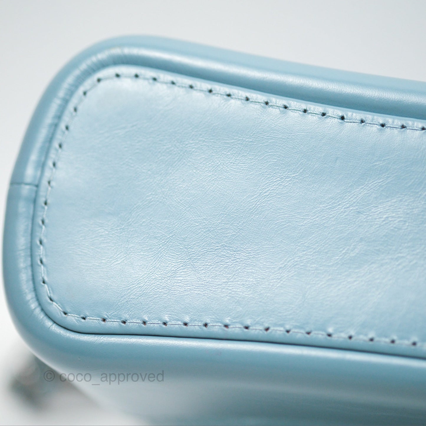 Chanel New Medium Gabrielle Blue Aged Calfskin