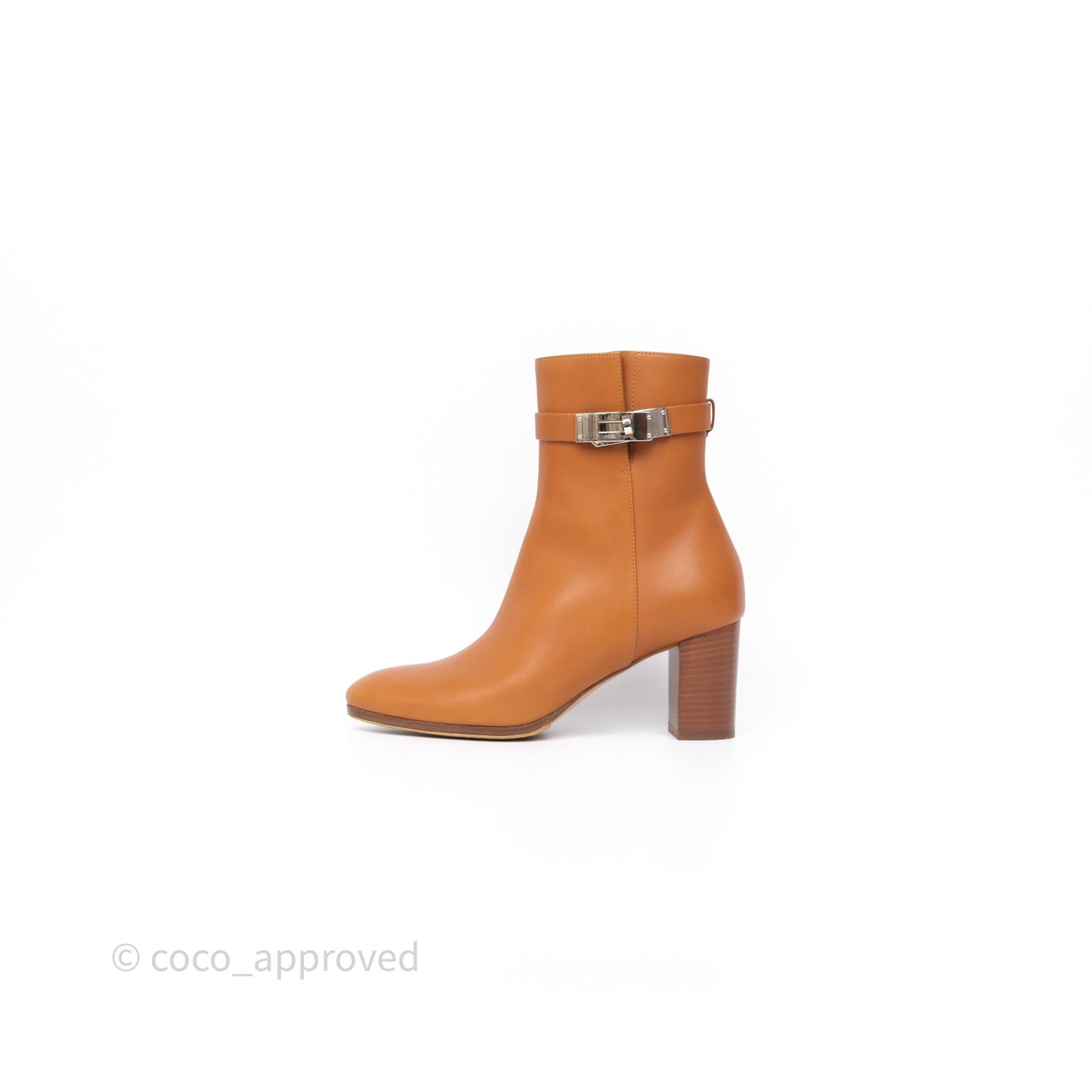 Hermès Saint Germain Ankle Boot Naturel Size 36