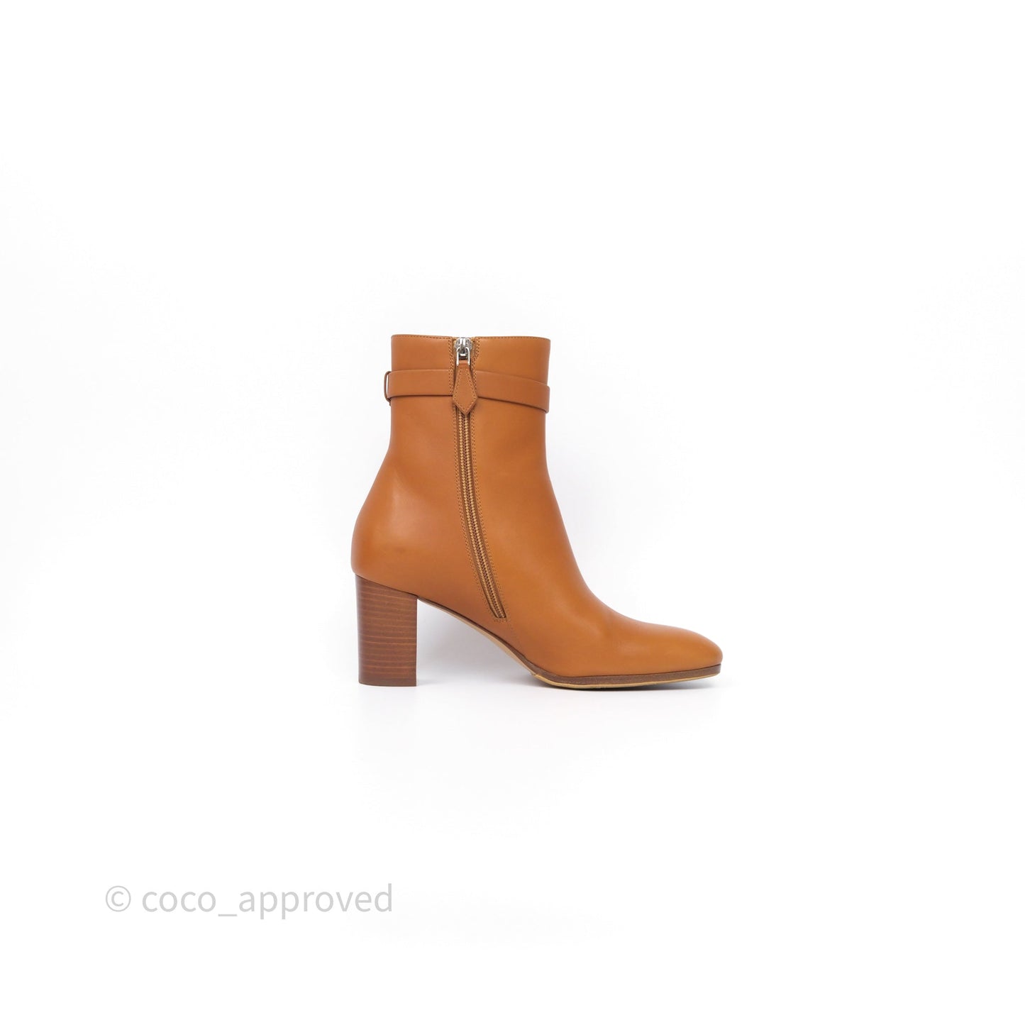 Hermès Saint Germain Ankle Boot Naturel Size 36