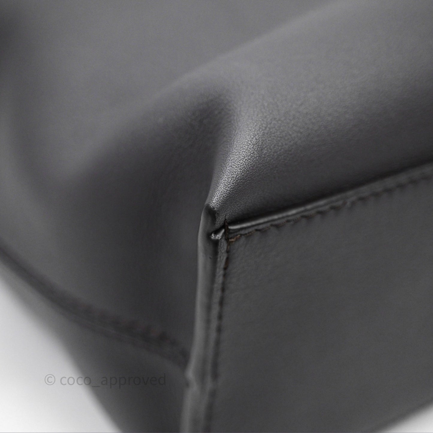 Loewe Small Cubi Bag In Supple Smooth Calfskin and Jacquard Dark Grey