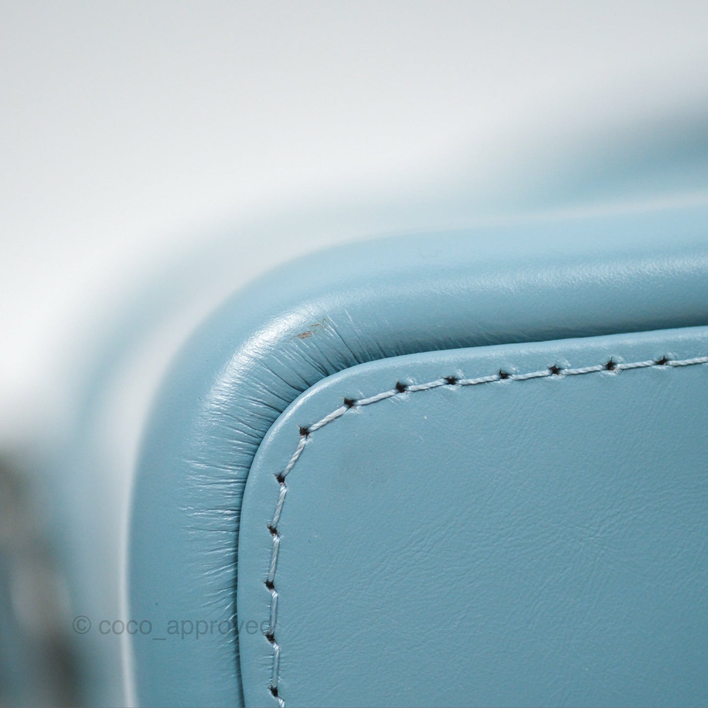 Chanel New Medium Gabrielle Blue Aged Calfskin