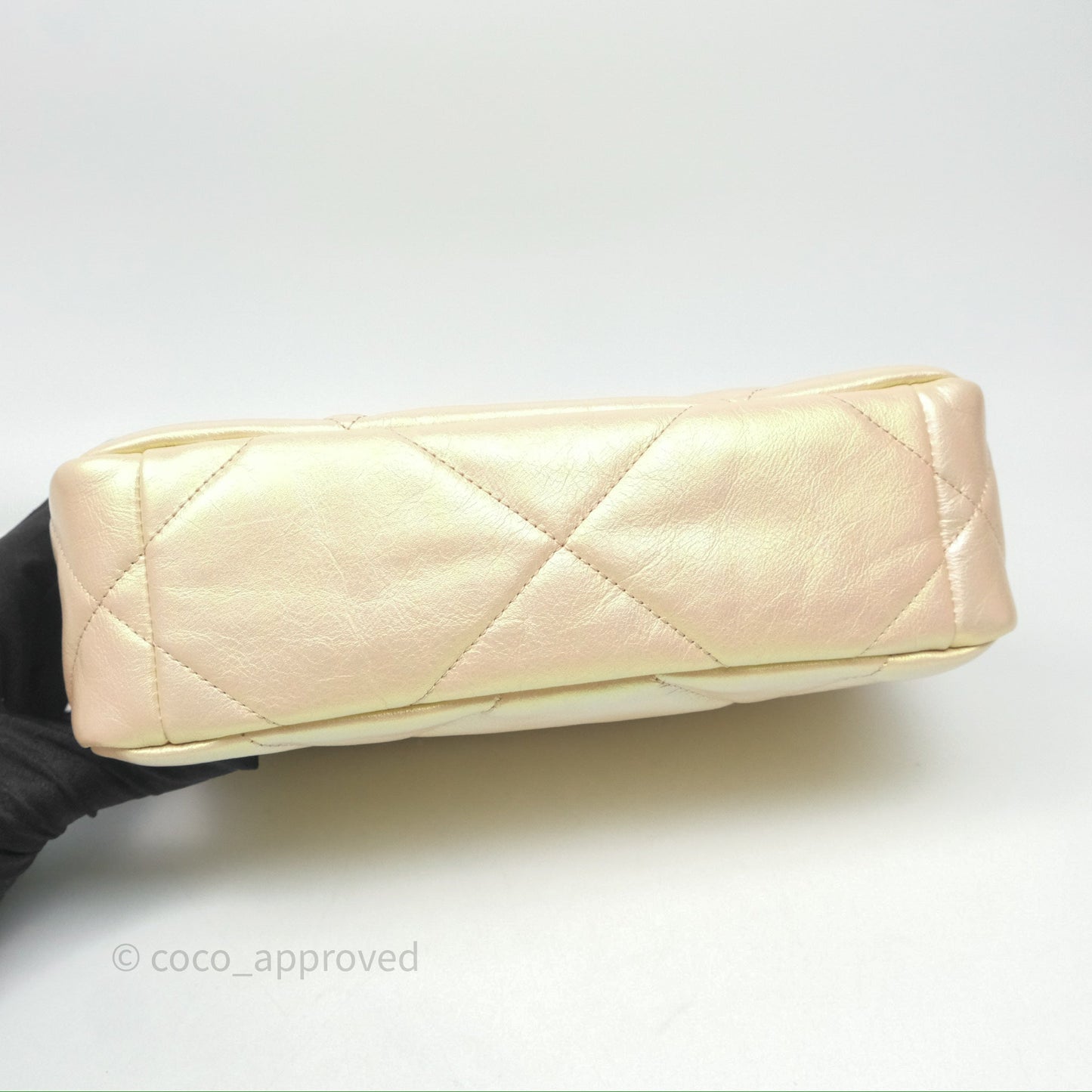 Chanel 19 Small Iridescent Pink Mixed Hardware