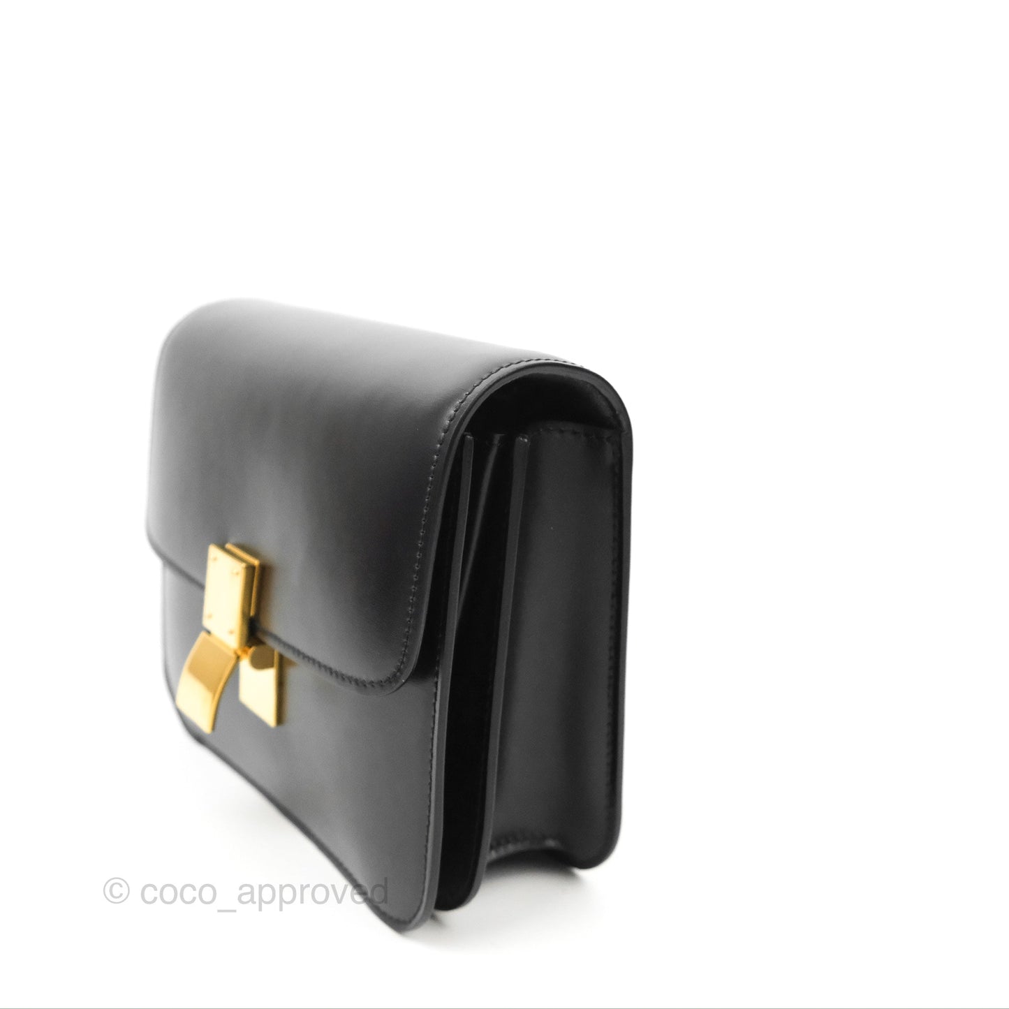 Celine Teen Classic Box Flap Black Smooth Calfskin