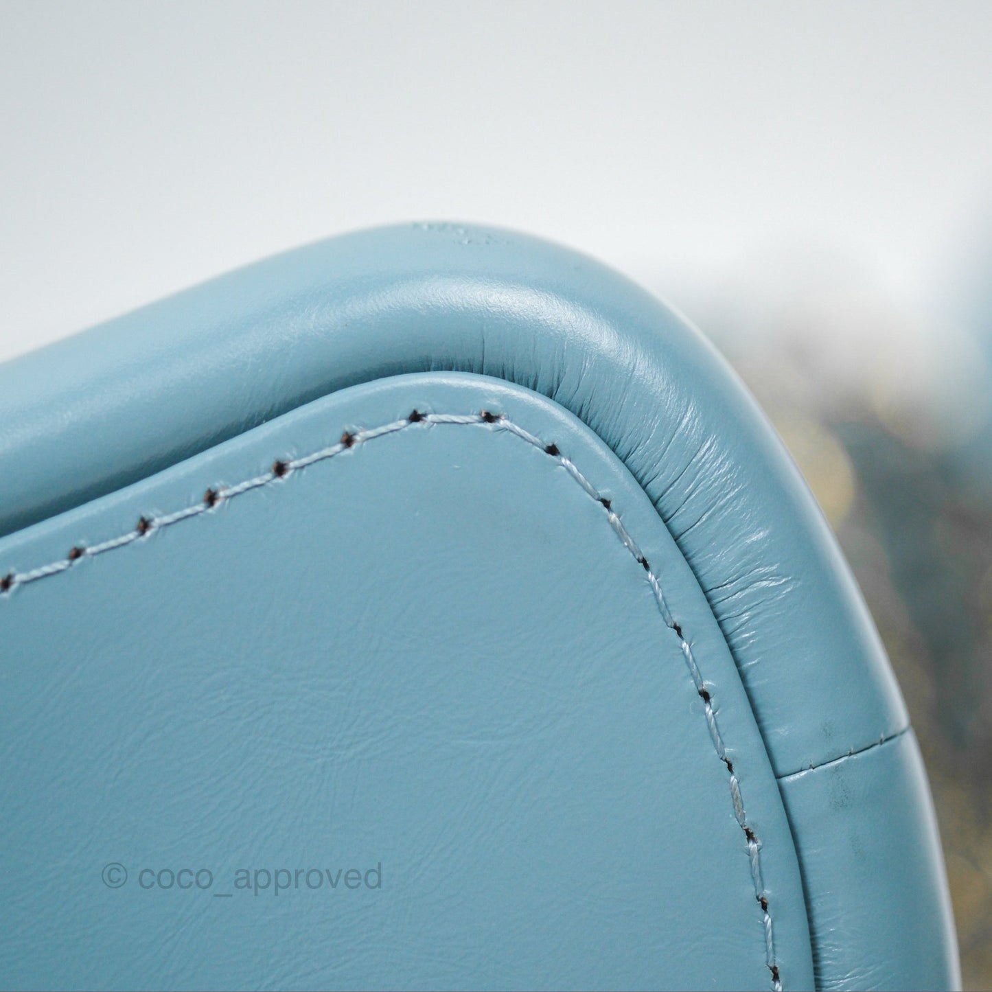 Chanel New Medium Gabrielle Blue Aged Calfskin