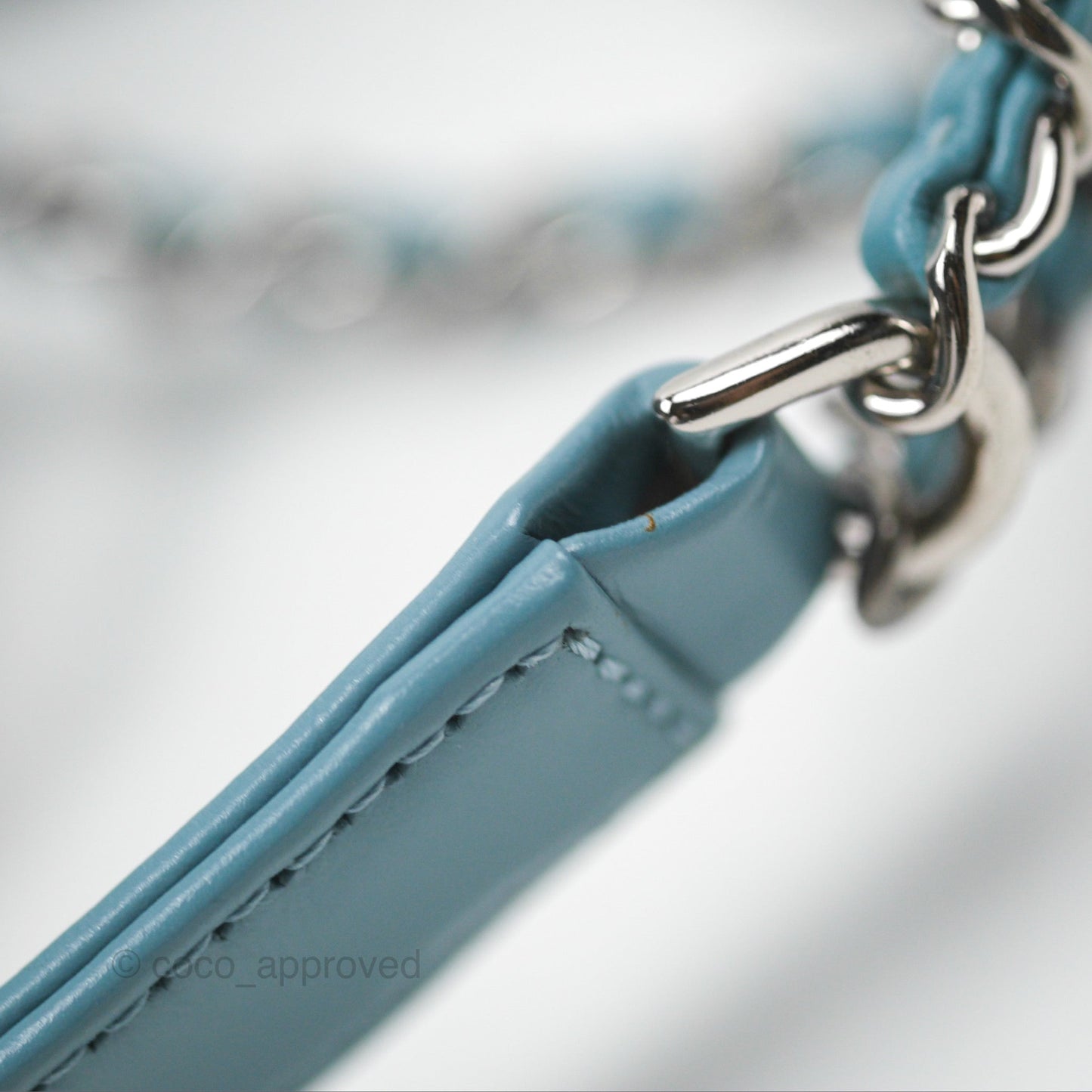Chanel New Medium Gabrielle Blue Aged Calfskin