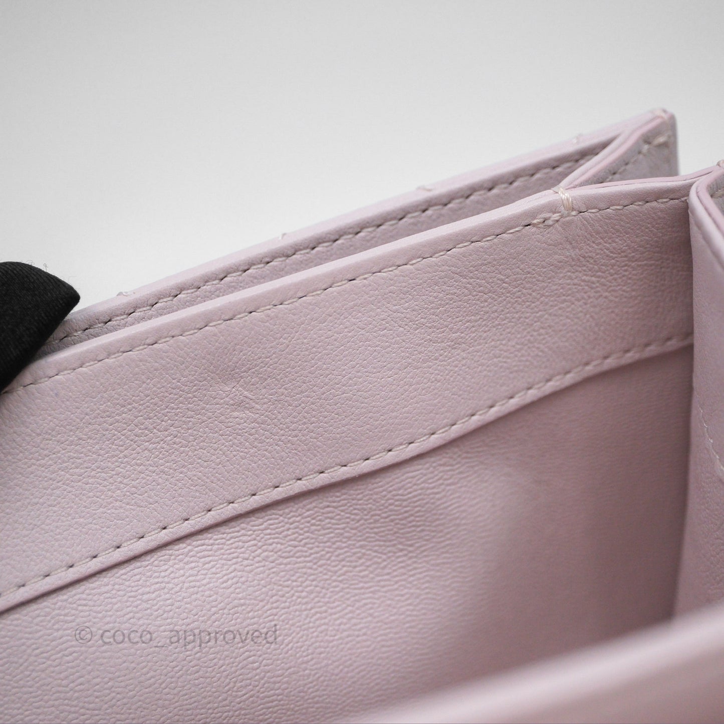 Chanel Small Coco Lady Quilted Flap Bag With Top Handle Light Pink Calfskin Gold Hardware