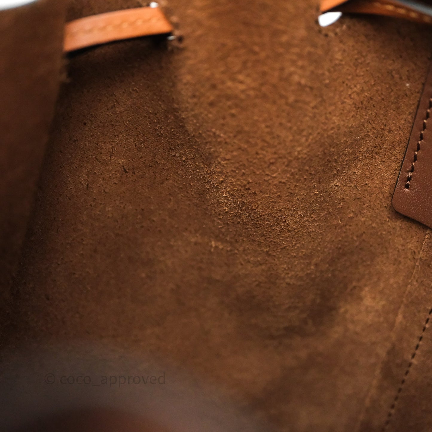 Loewe Small Balloon Bucket Bag Brown Tan Calfskin