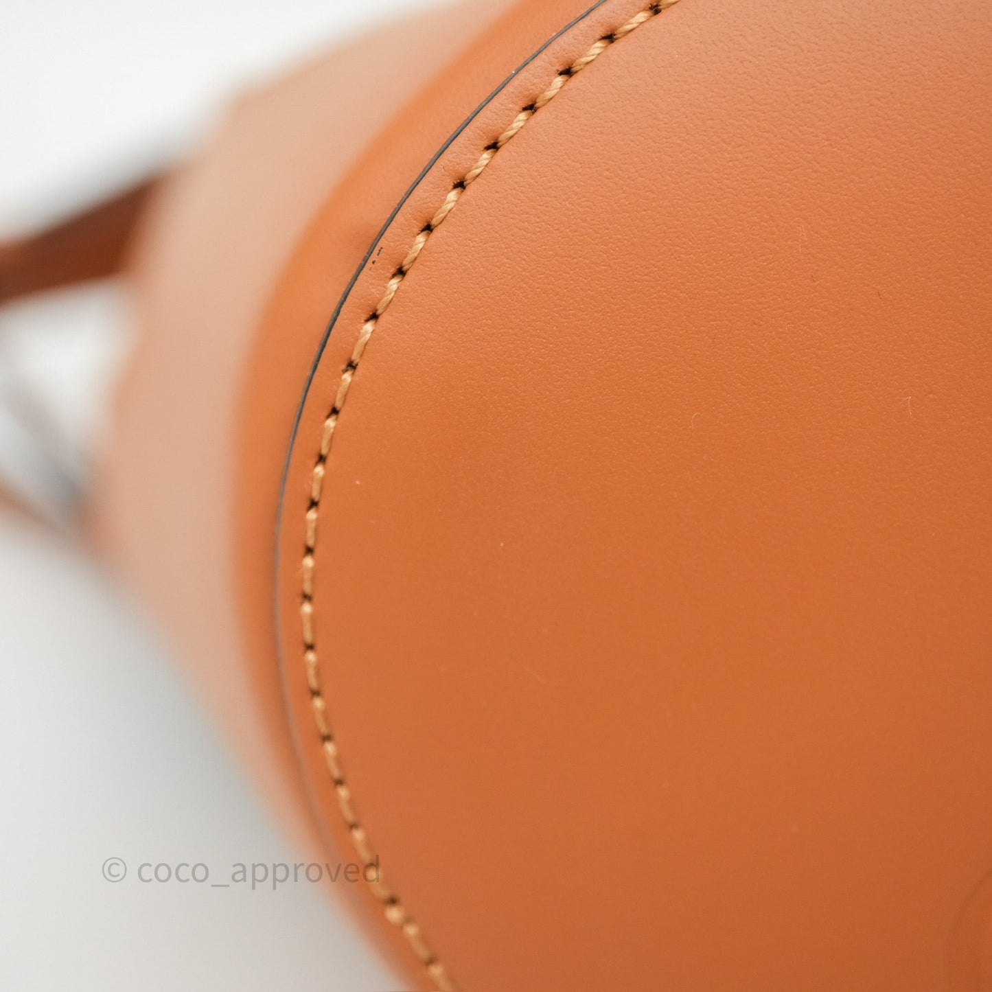 Loewe Small Balloon Bucket Bag Brown Tan Calfskin