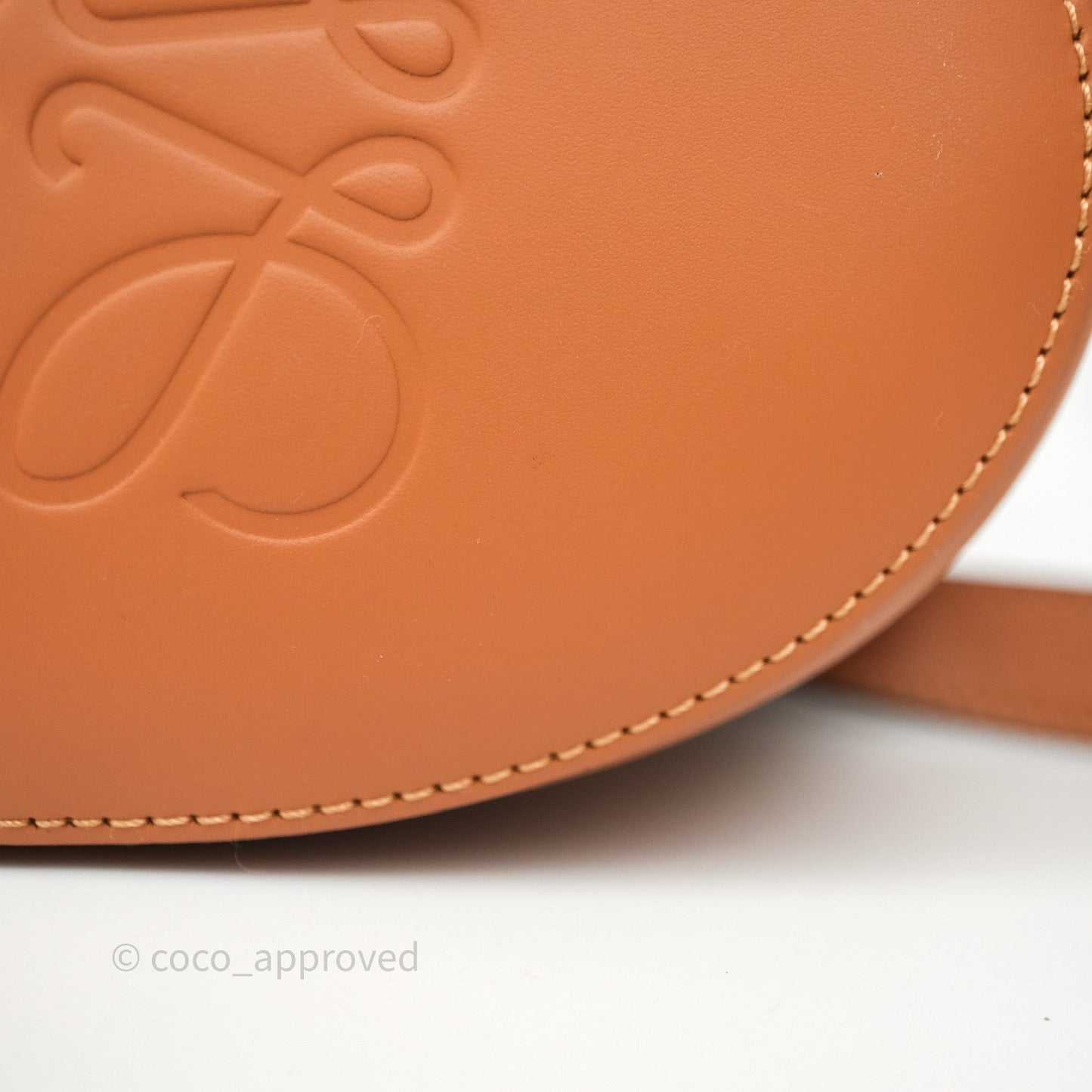 Loewe Small Balloon Bucket Bag Brown Tan Calfskin