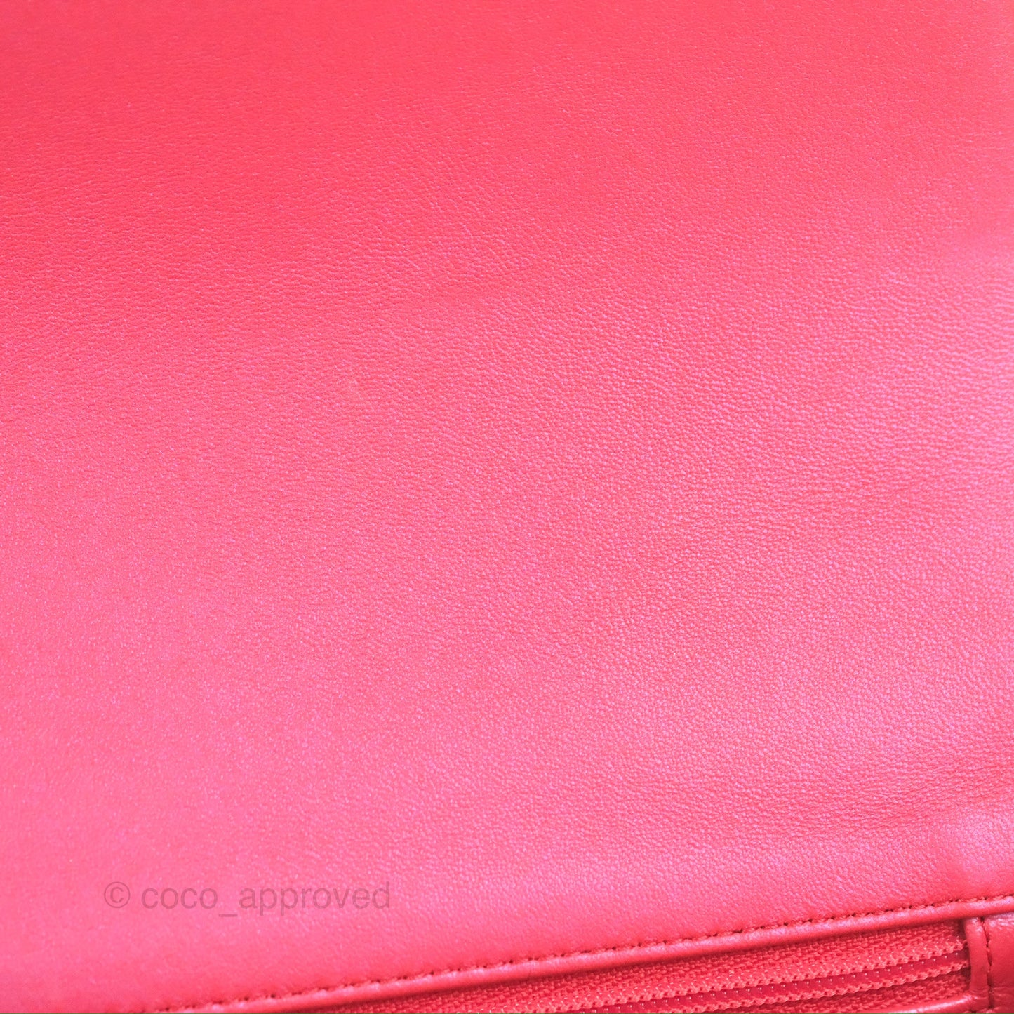 Chanel Top Handle Mini Rectangular Flap Bag Iridescent Dark Pink Lambskin Aged Gold Hardware