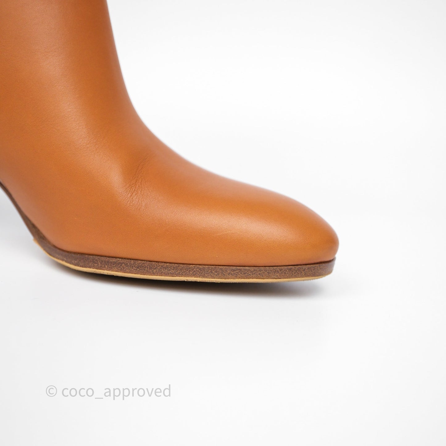 Hermès Saint Germain Ankle Boot Naturel Size 36
