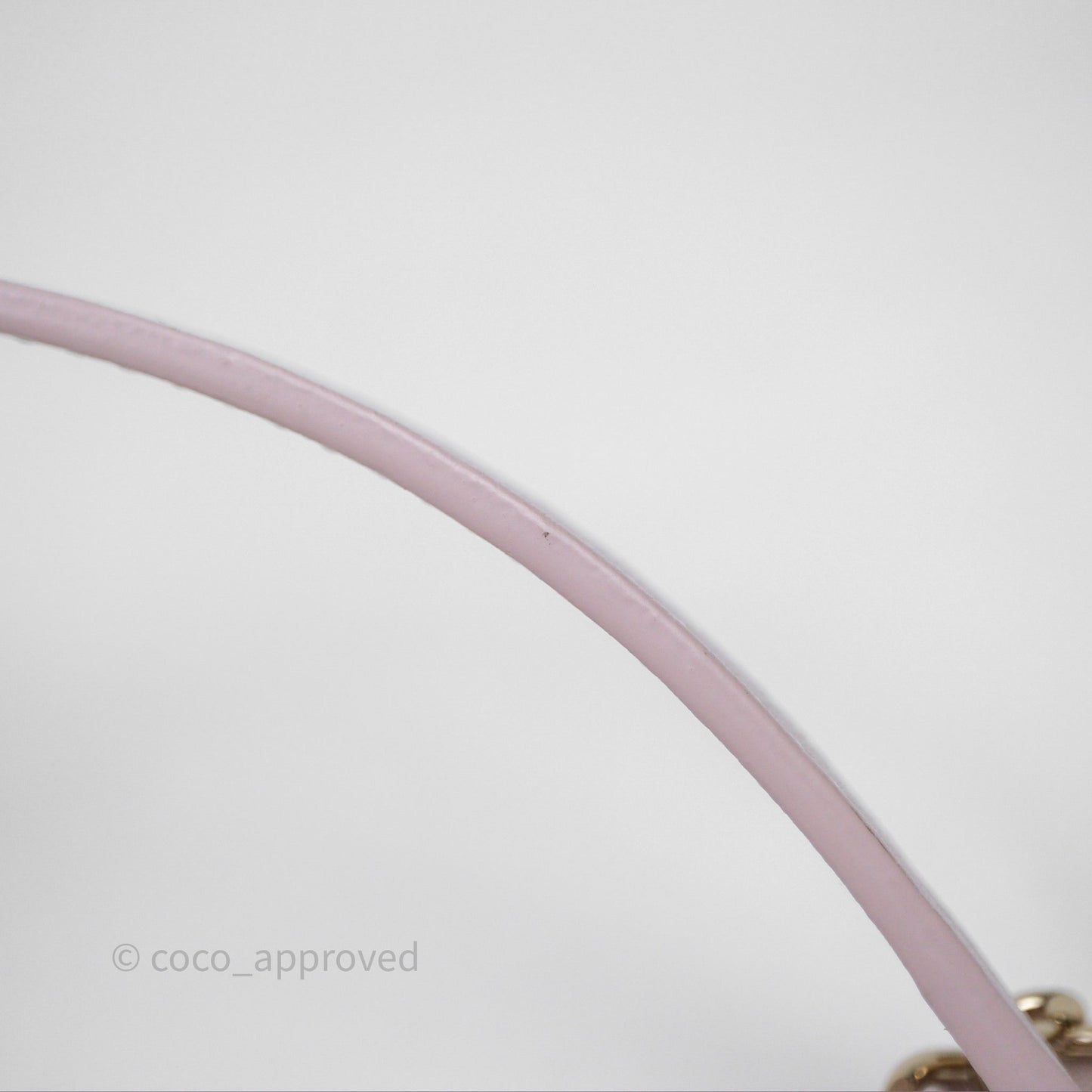 Chanel Small Coco Lady Quilted Flap Bag With Top Handle Light Pink Calfskin Gold Hardware