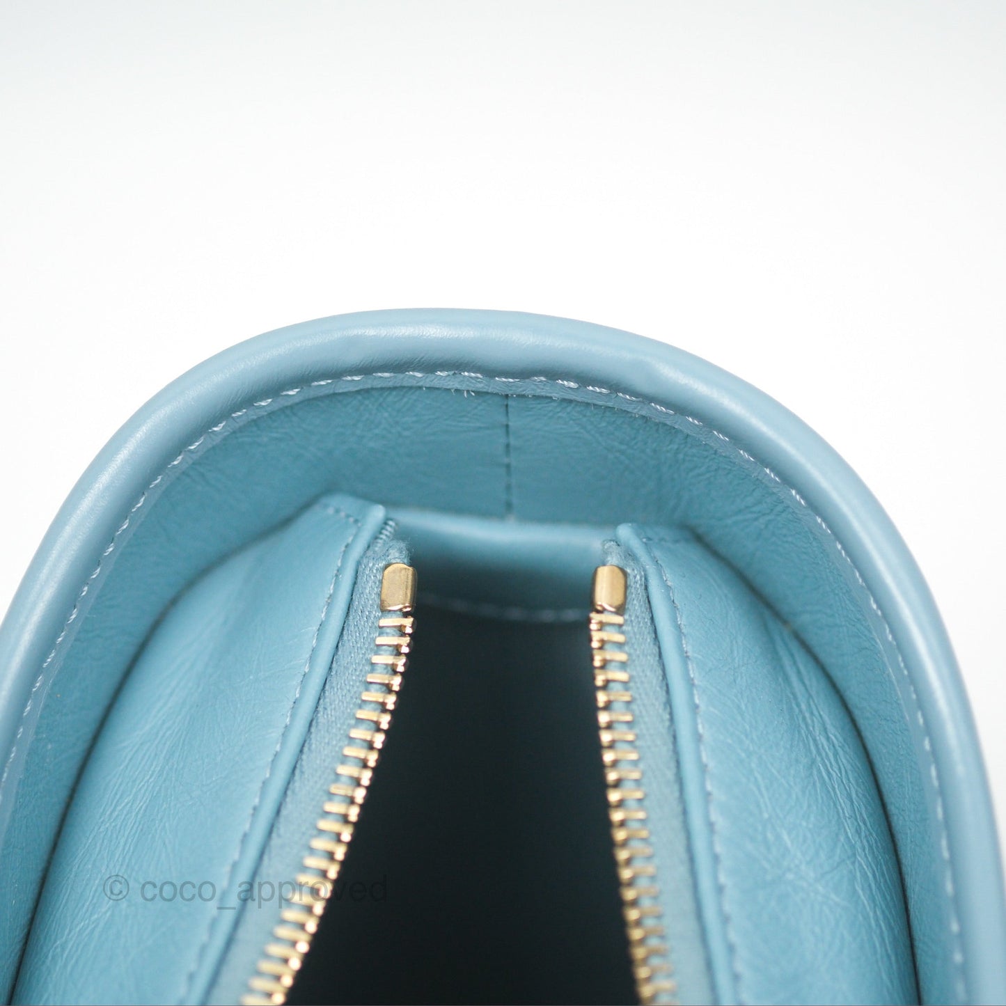 Chanel New Medium Gabrielle Blue Aged Calfskin