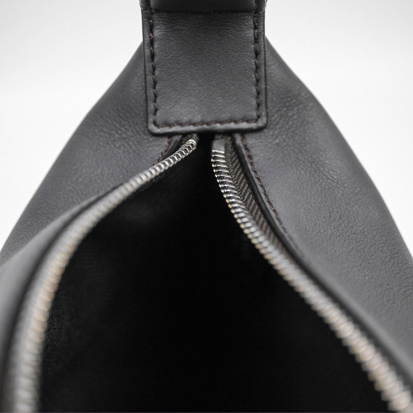 Loewe Small Cubi Bag In Supple Smooth Calfskin and Jacquard Dark Grey