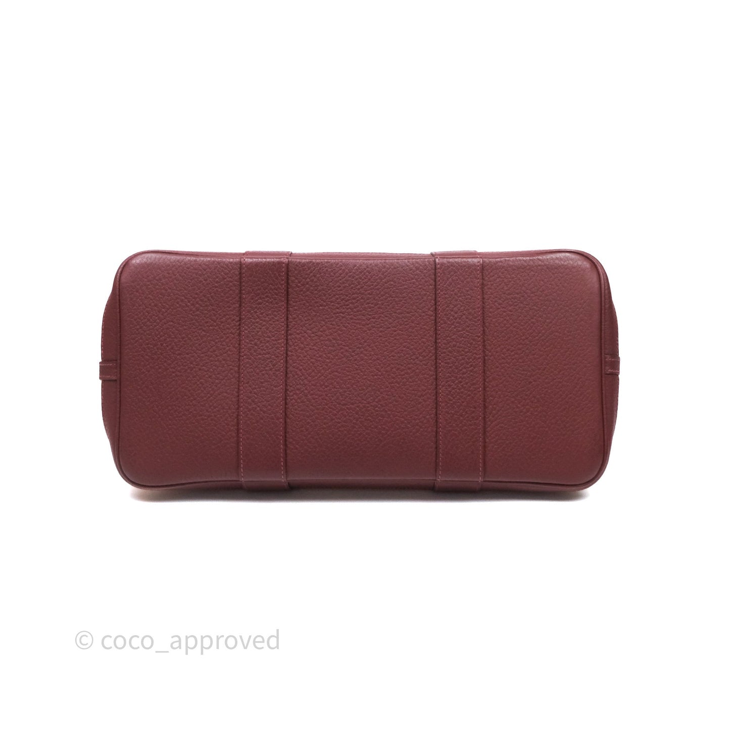 Hermes Garden Party 36 Ecru/ Rouge H 55 Palladium Hardware