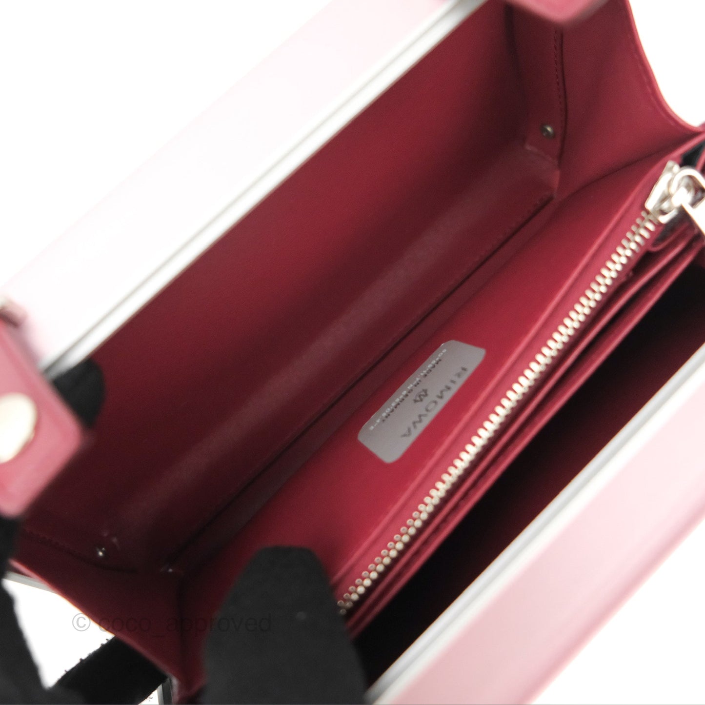 Dior x Rimowa Aluminum Personal Clutch Rose