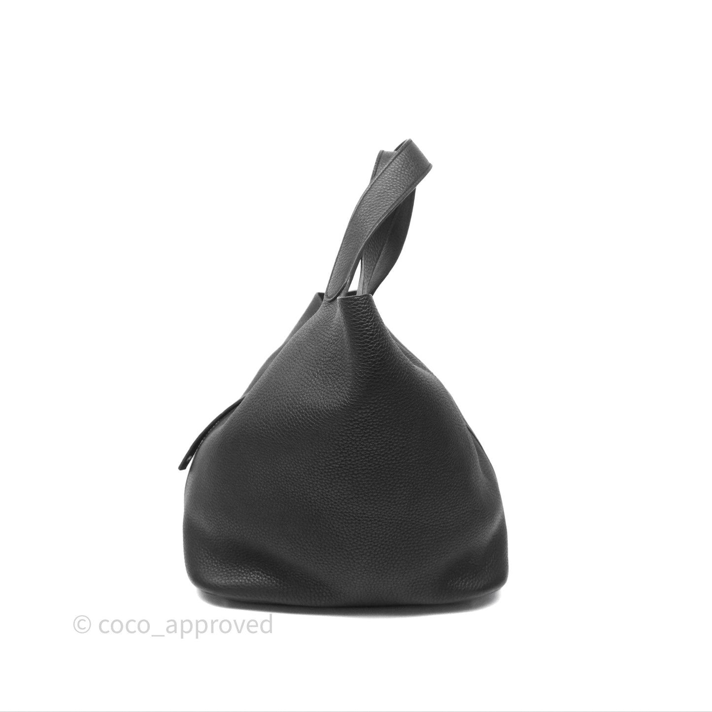 Hermès Picotin 26 Black Noir 89 Clemence Palladium Hardware