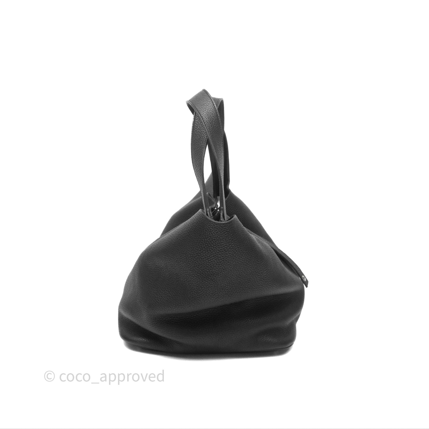 Hermès Picotin 26 Black Noir 89 Clemence Palladium Hardware