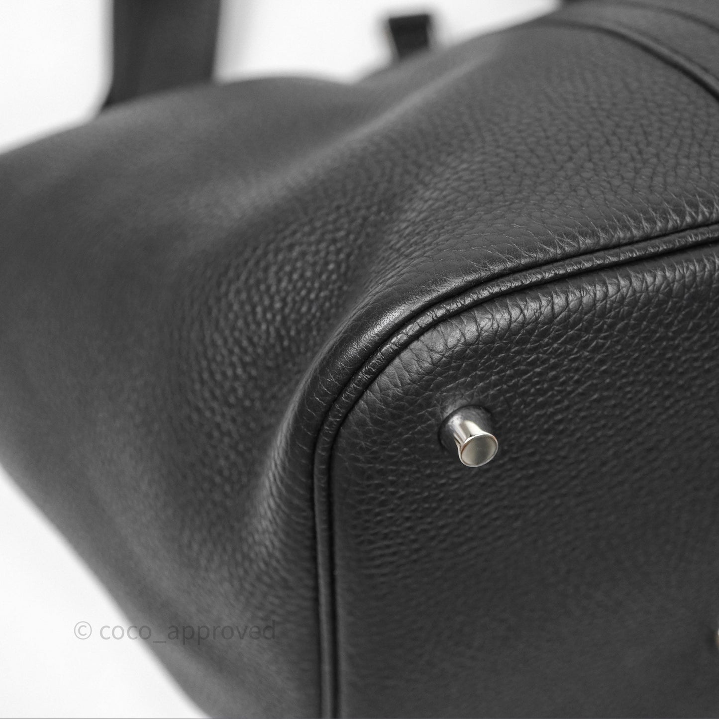 Hermès Picotin 26 Black Noir 89 Clemence Palladium Hardware