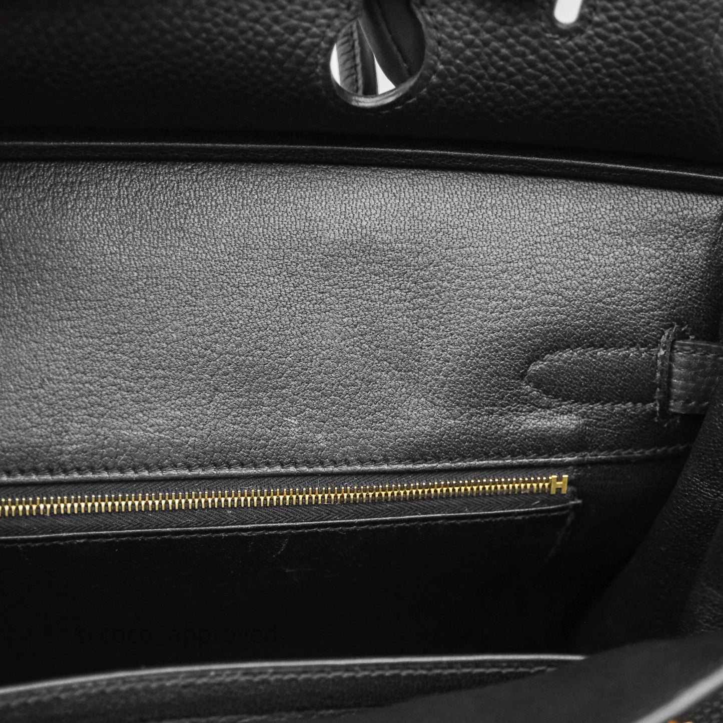 Hermès Birkin 30 Black Noir 89 Togo Gold Hardware