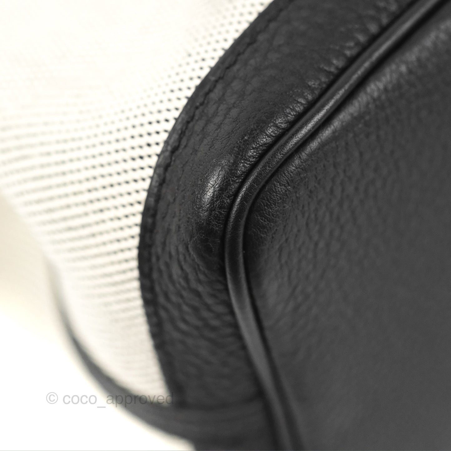 Hermès Garden Party 30 Black/Ecru Canvas