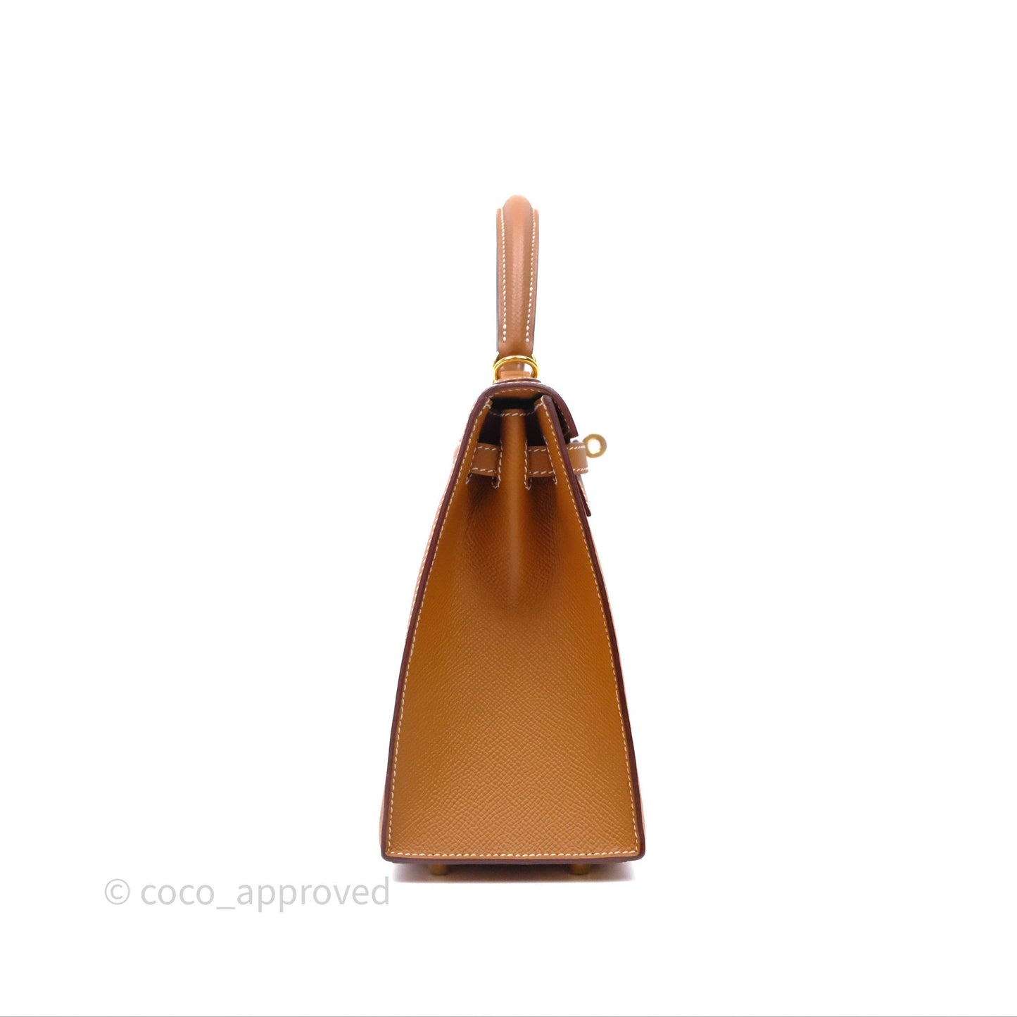 Hermès Kelly 25 Sellier Gold 37 Epsom Gold Hardware