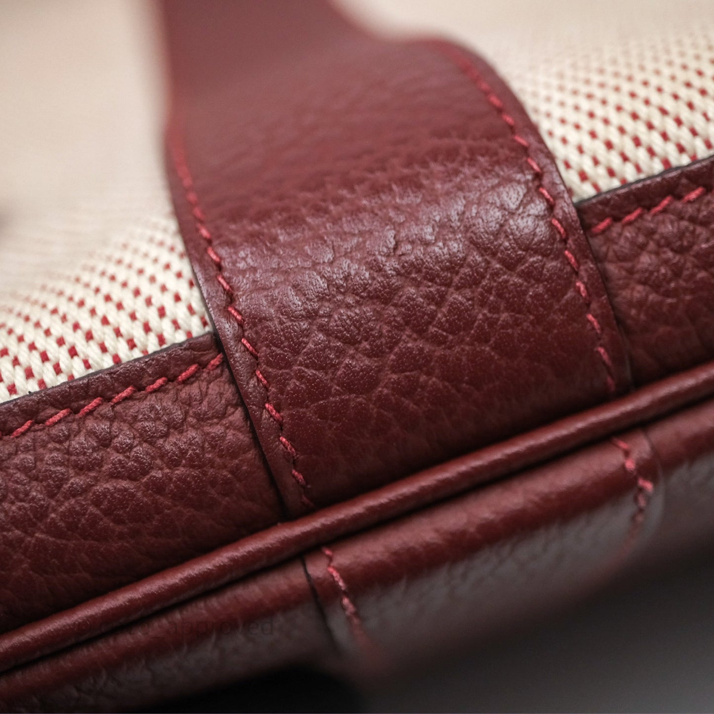 Hermes Garden Party 36 Ecru/ Rouge H 55 Palladium Hardware