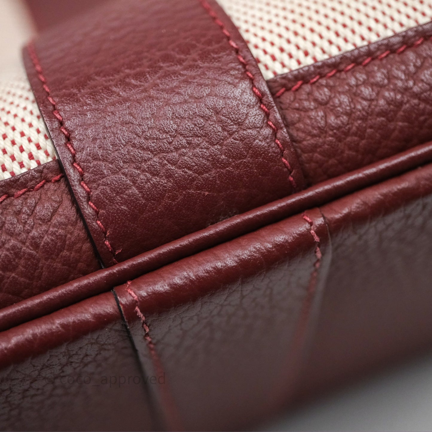 Hermes Garden Party 36 Ecru/ Rouge H 55 Palladium Hardware
